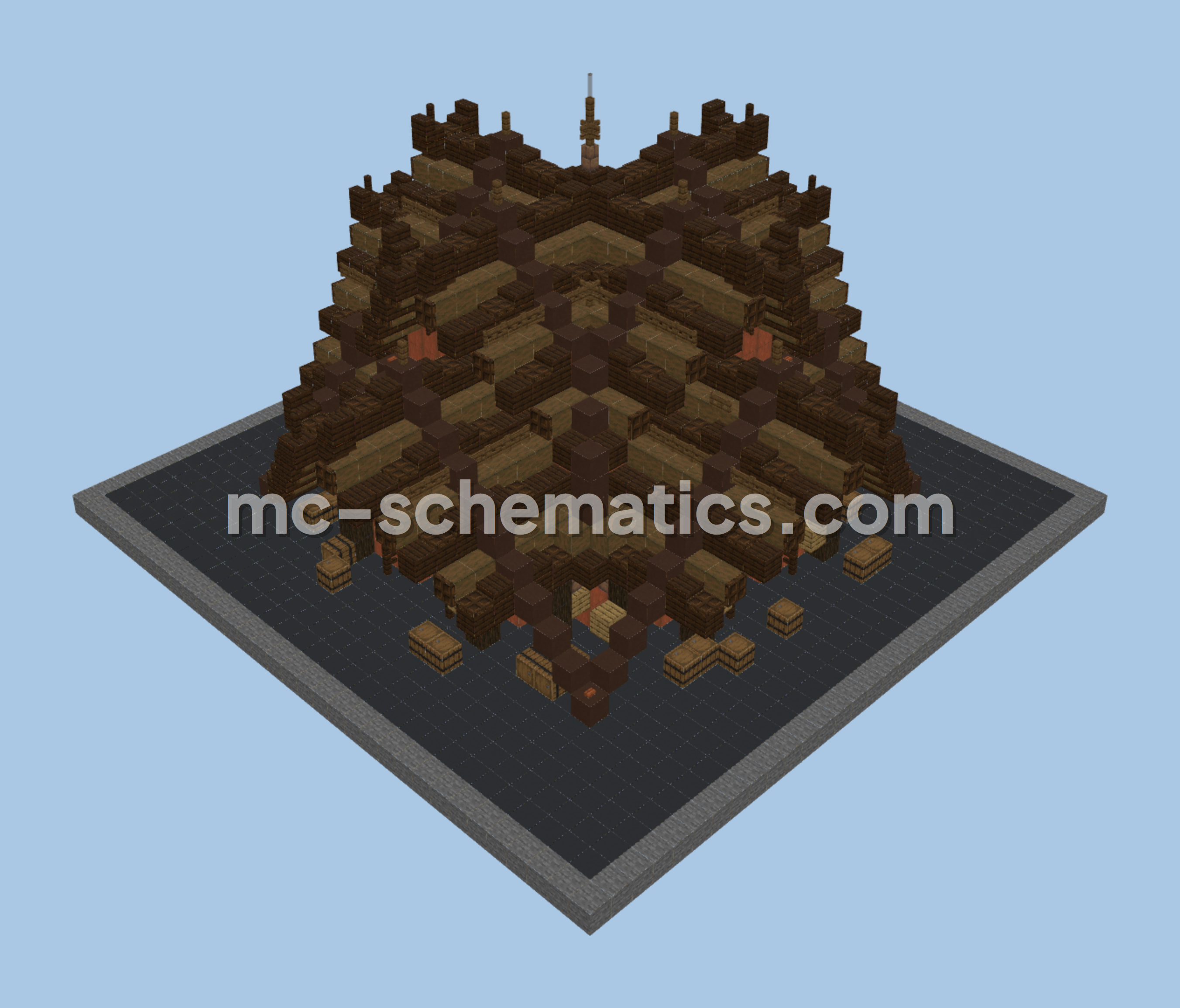 Medieval Viking Chill House Minecraft schematic preview