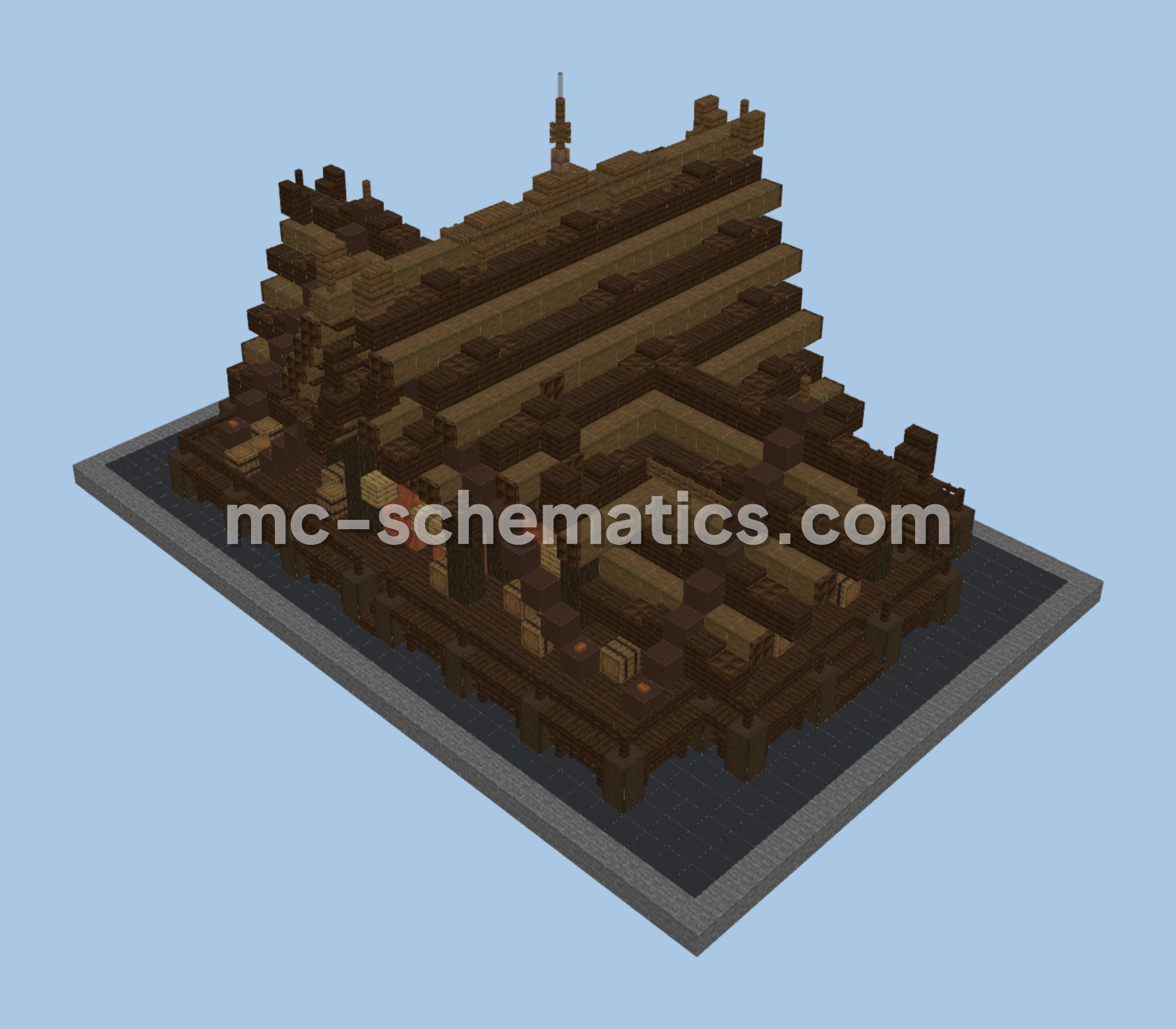 Medieval Viking Fast House Minecraft schematic preview