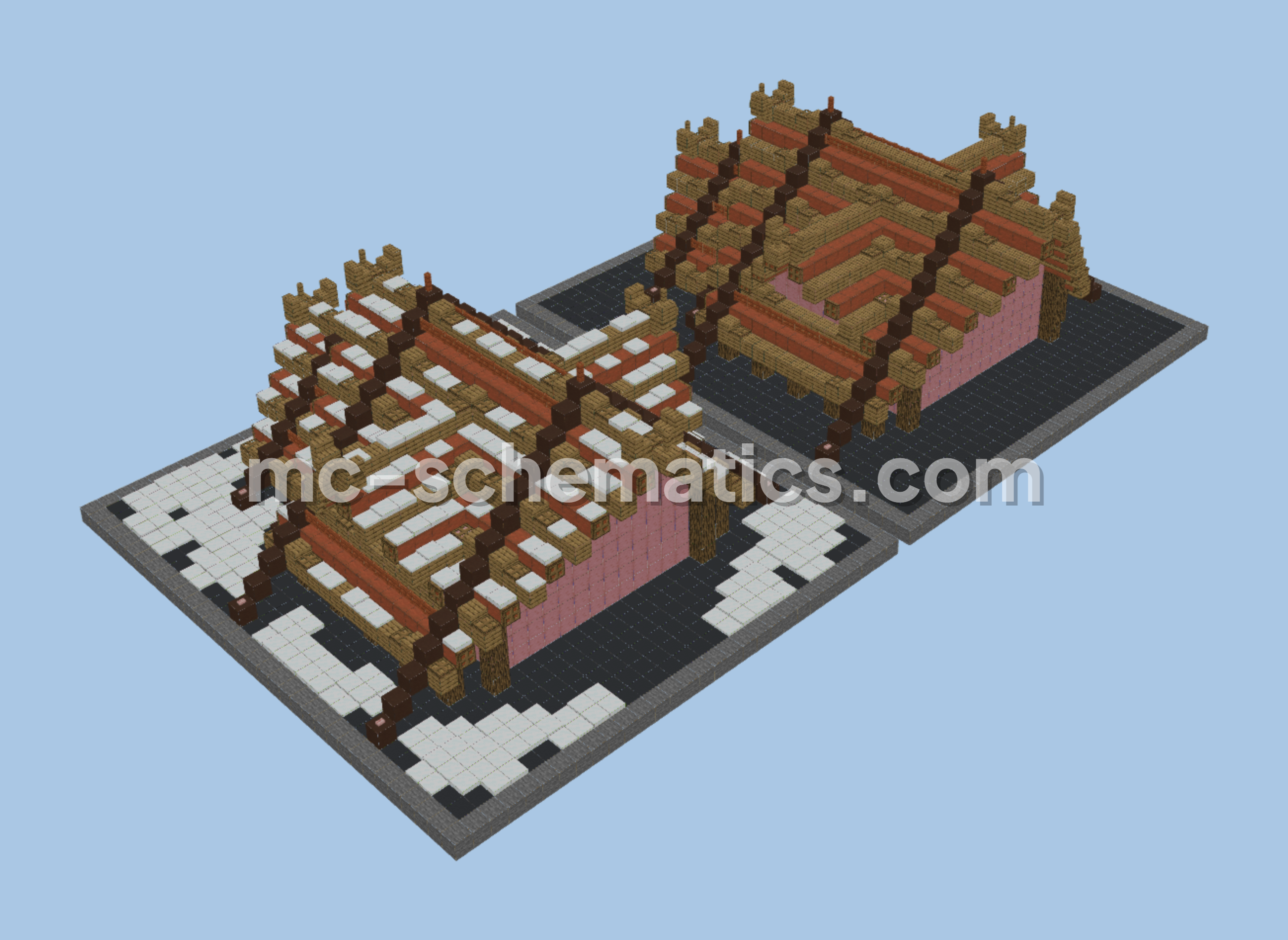 Medieval Viking House 2 Minecraft schematic preview