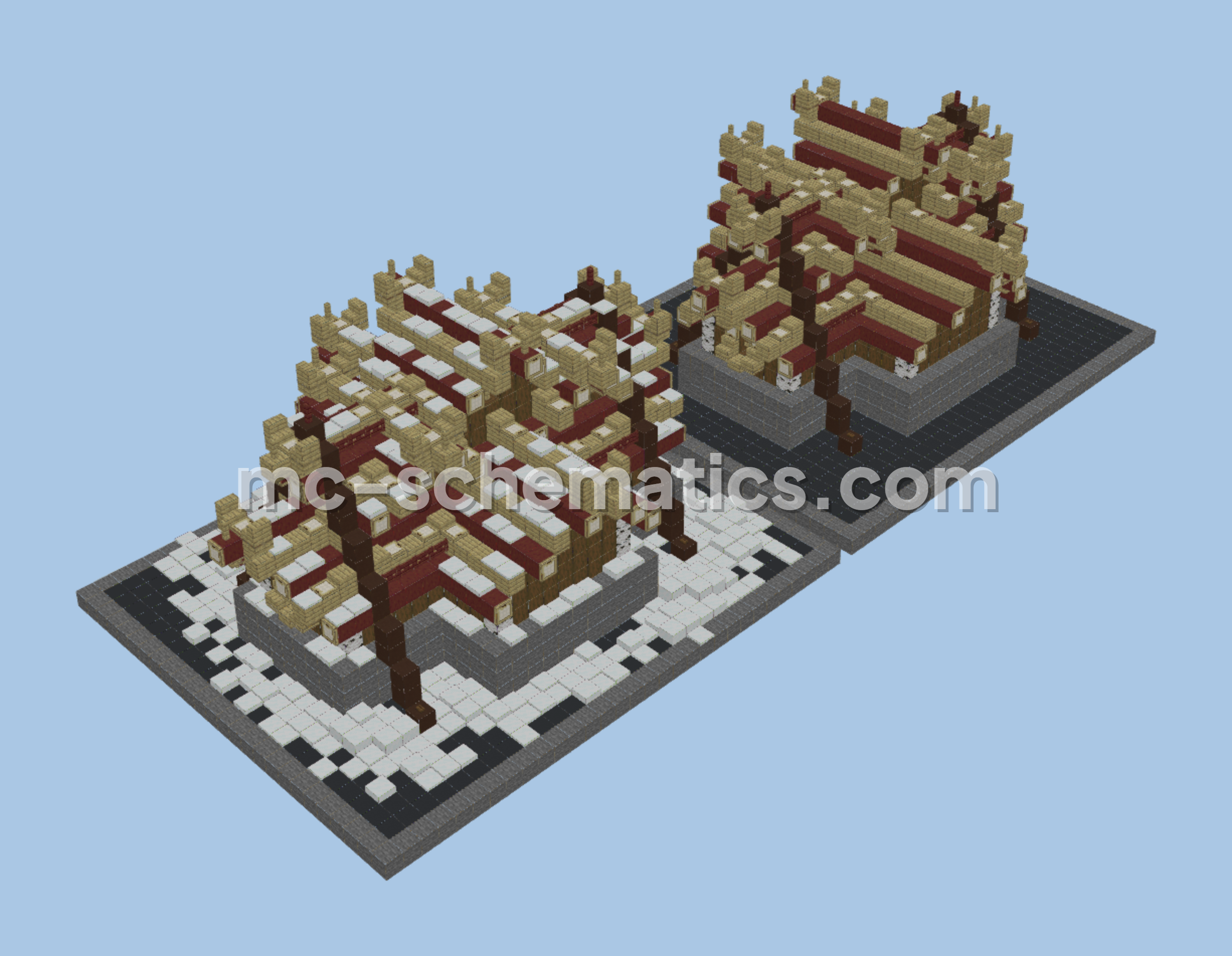 Medieval Viking House 3 Minecraft schematic preview