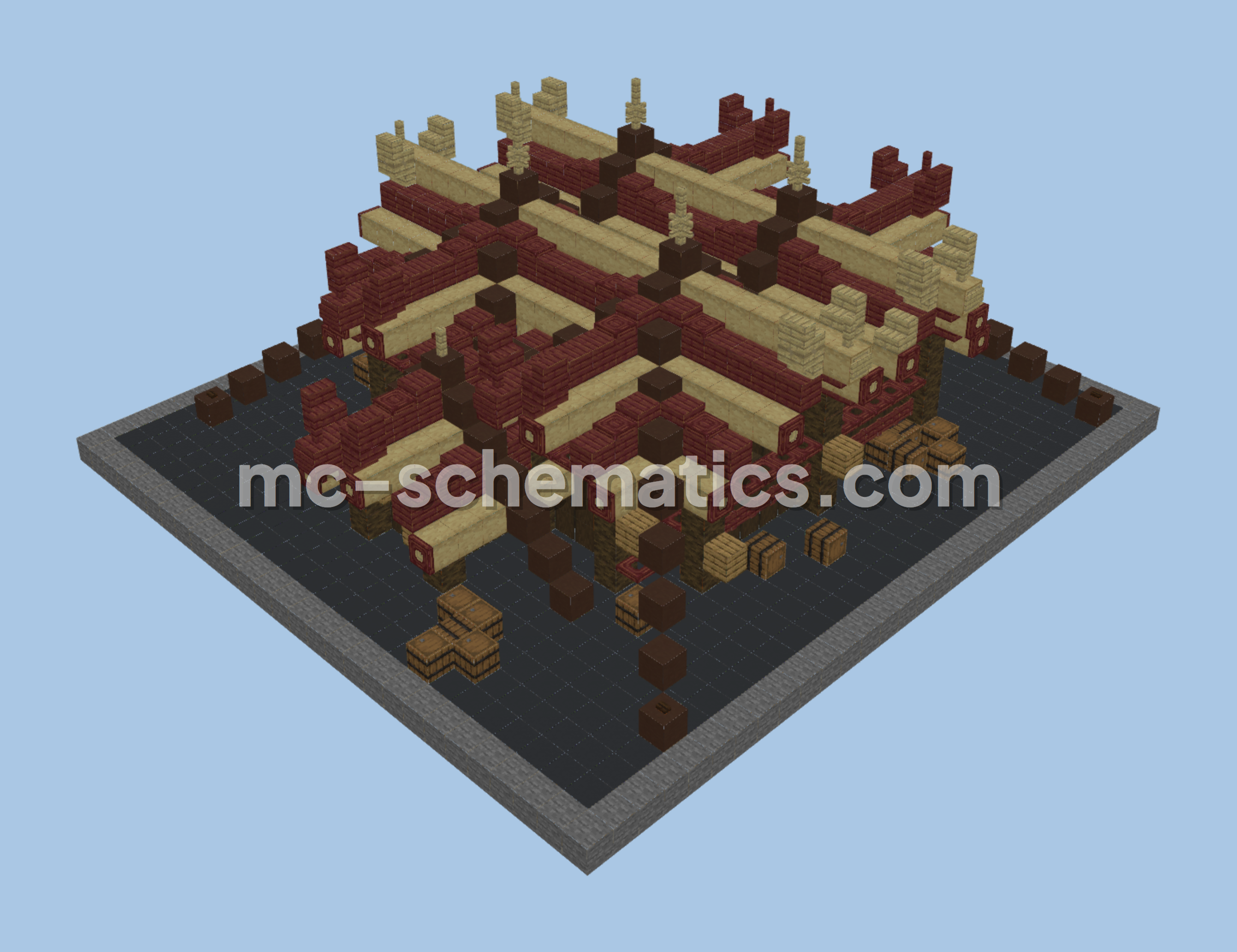 Medieval Viking House Minecraft schematic preview