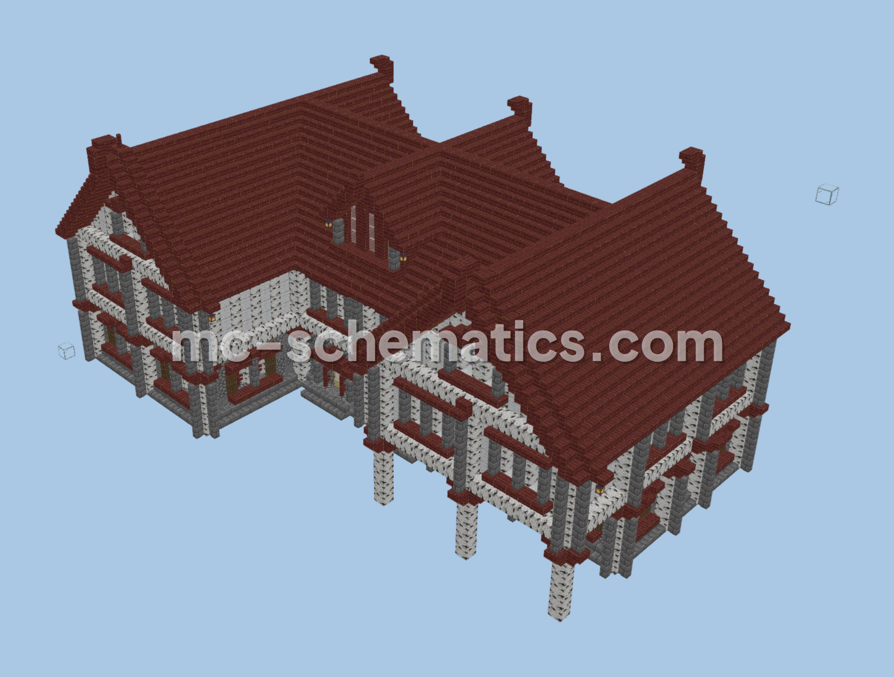 Medieval Village Building 19 Minecraft schematic preview