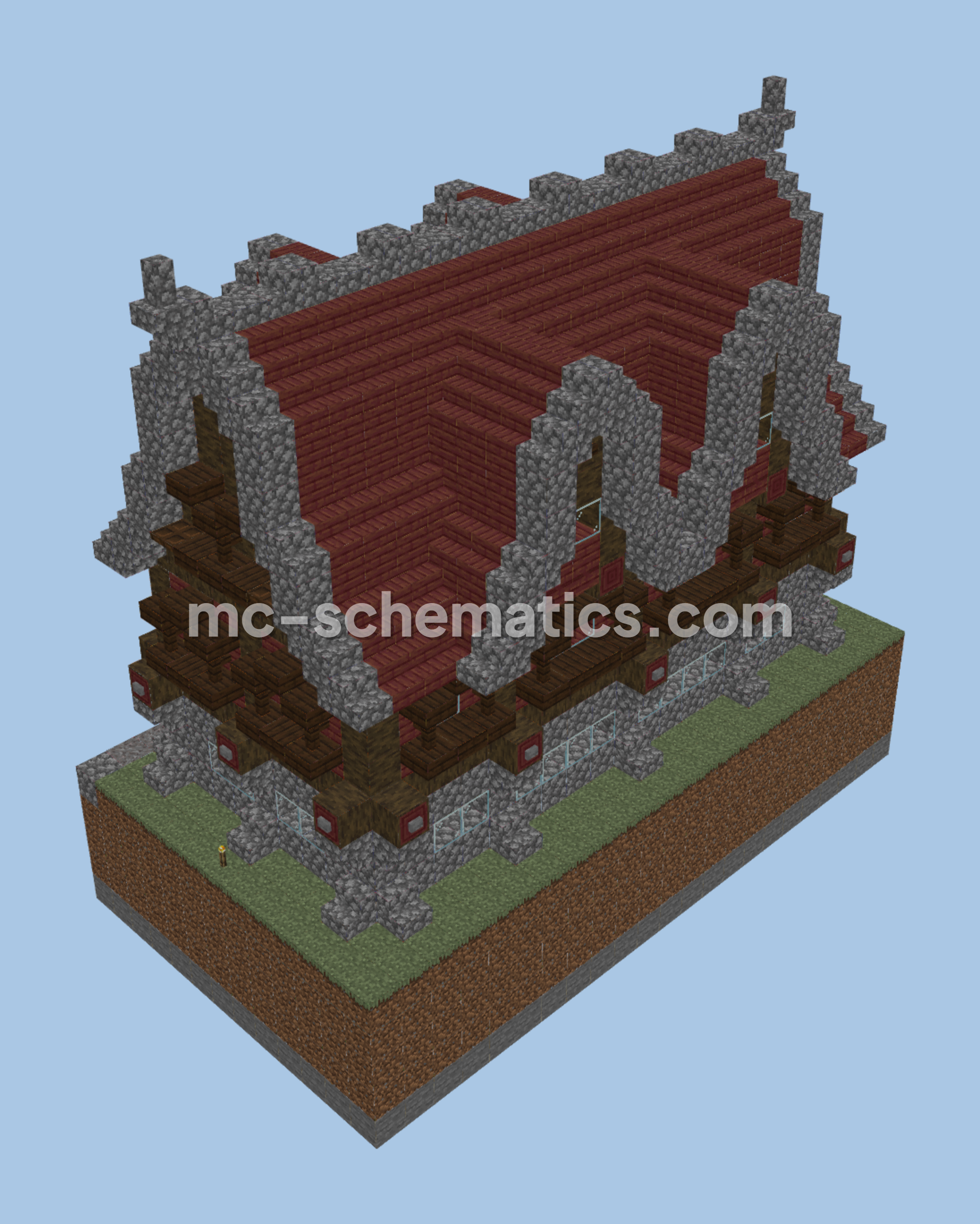 Medieval Village Dwelling Minecraft schematic preview