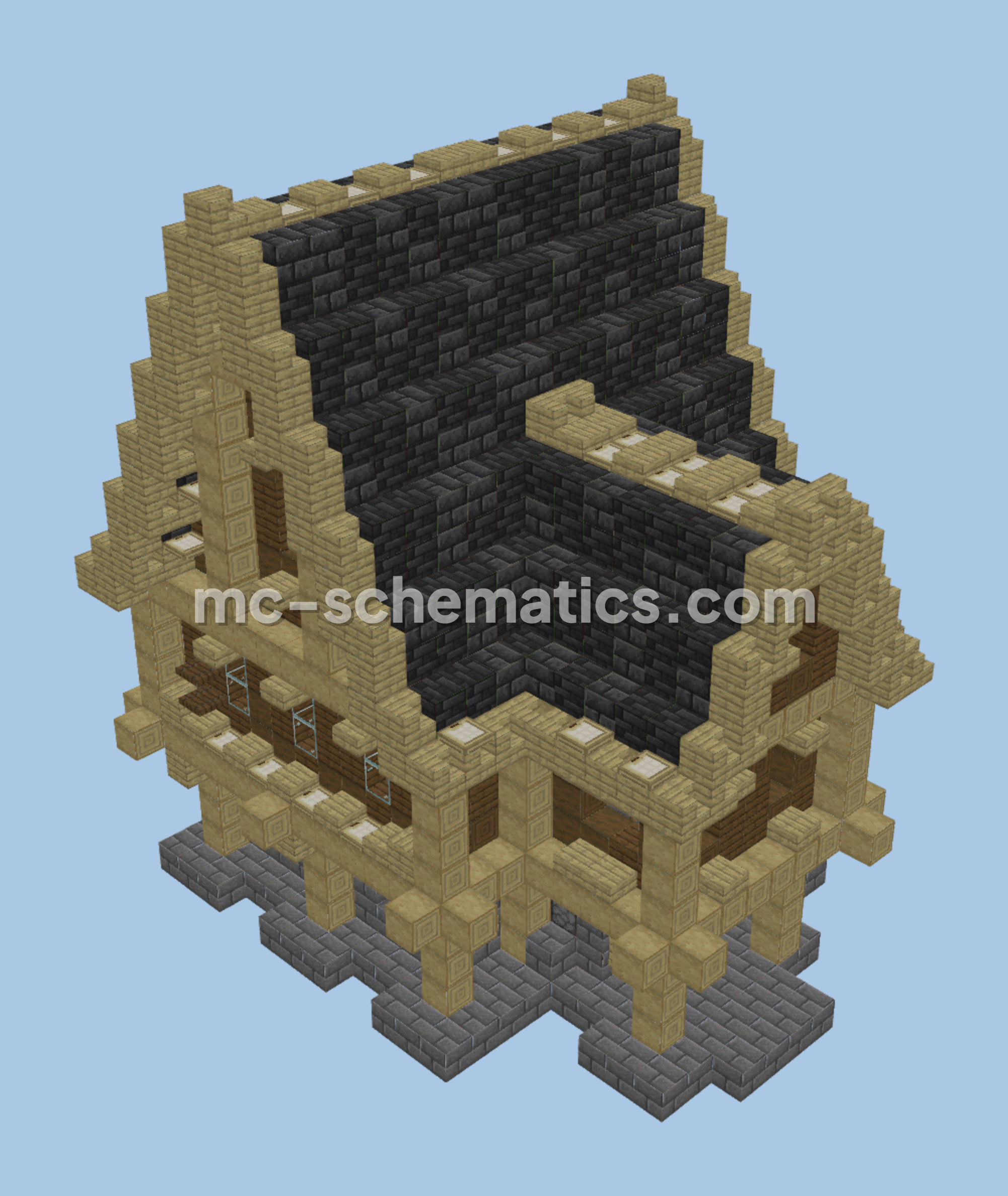 Medieval Villager Breeder House Minecraft schematic