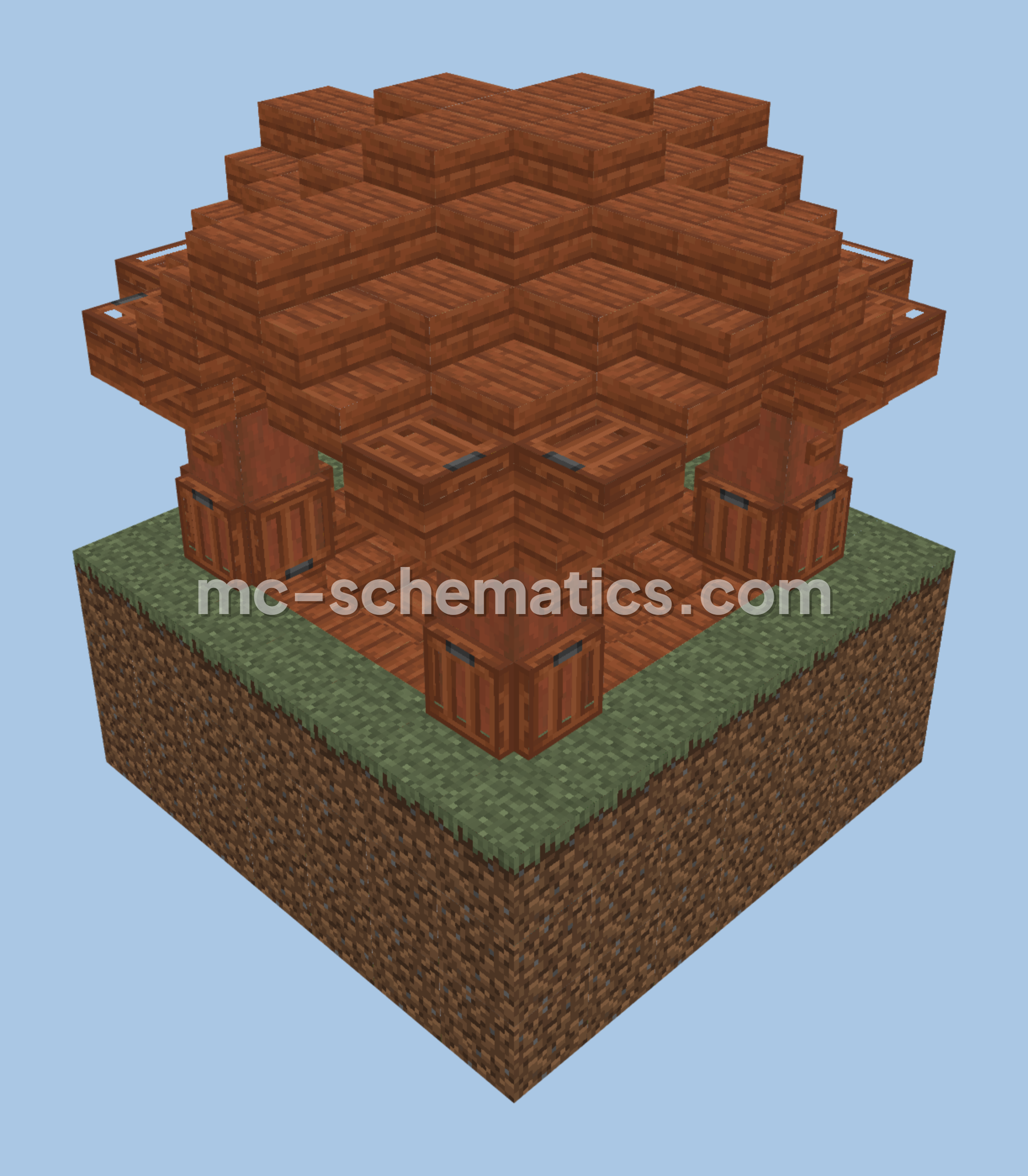 Medieval Well Structure Minecraft schematic preview