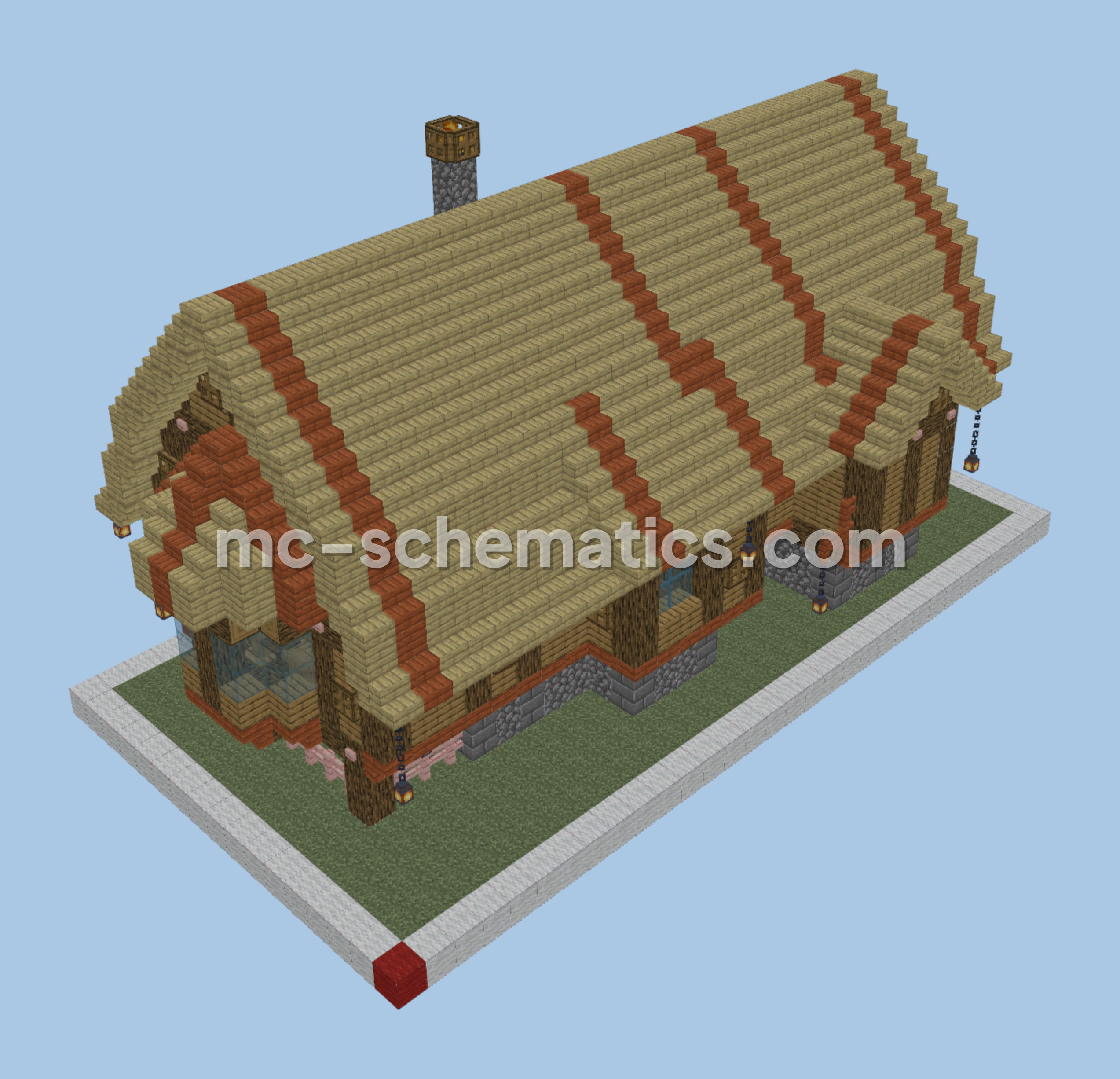 Medium Merchant's House Minecraft schematic preview