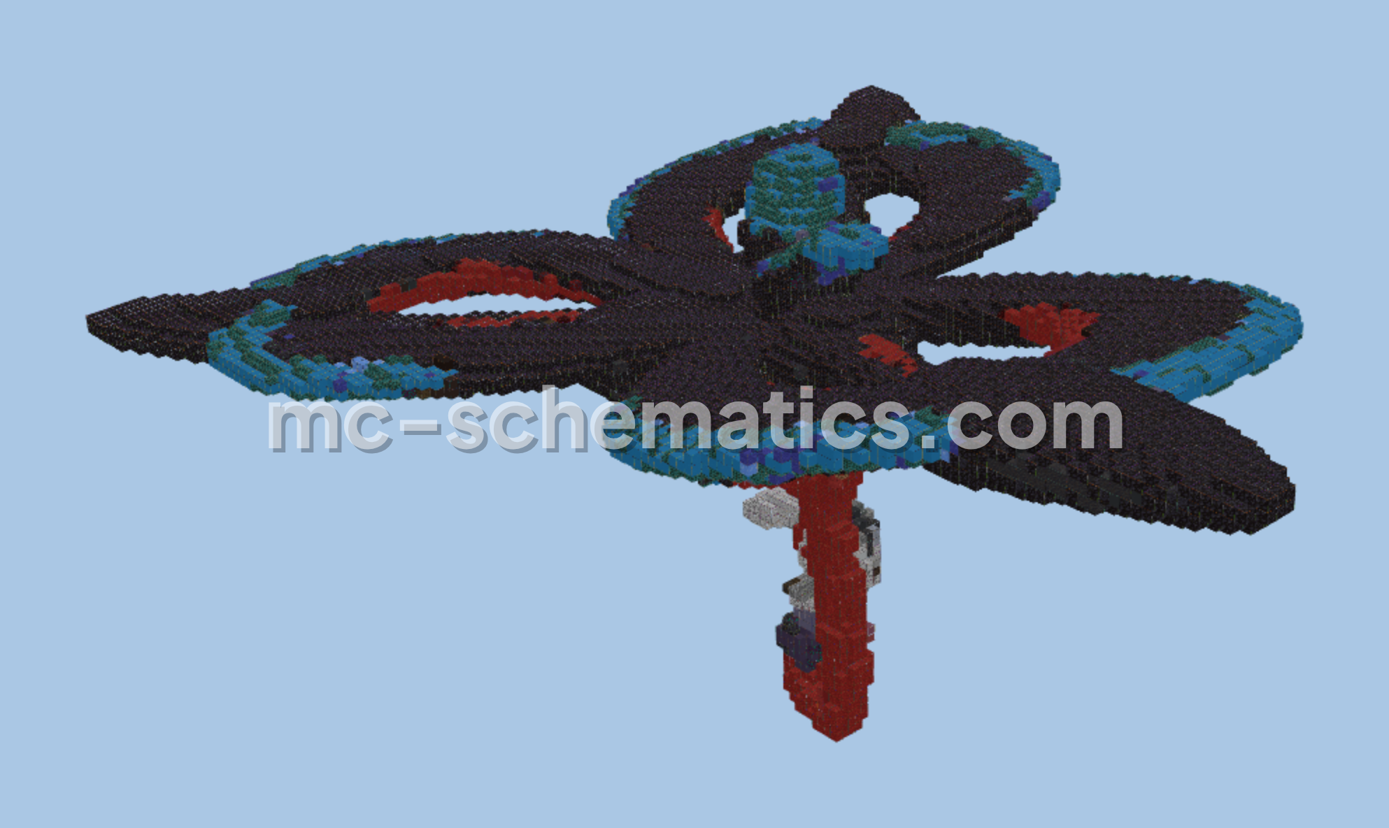 Mega Floette Structure Minecraft schematic preview
