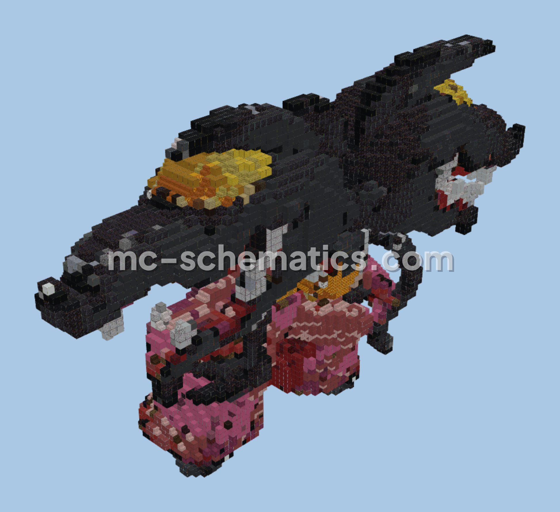 Mega Mawile Minecraft Structure Minecraft schematic preview