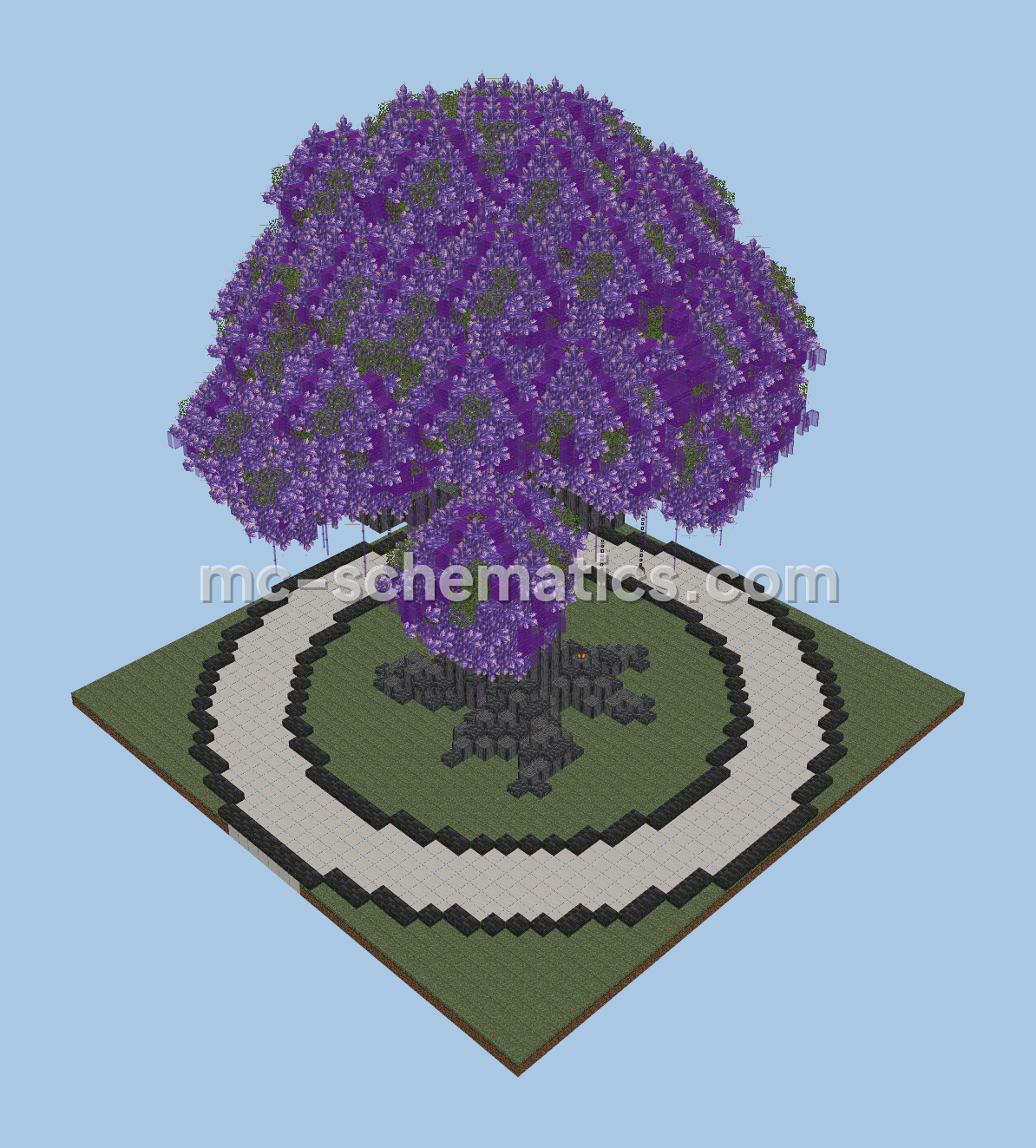 Mega Tree Decoration Minecraft schematic