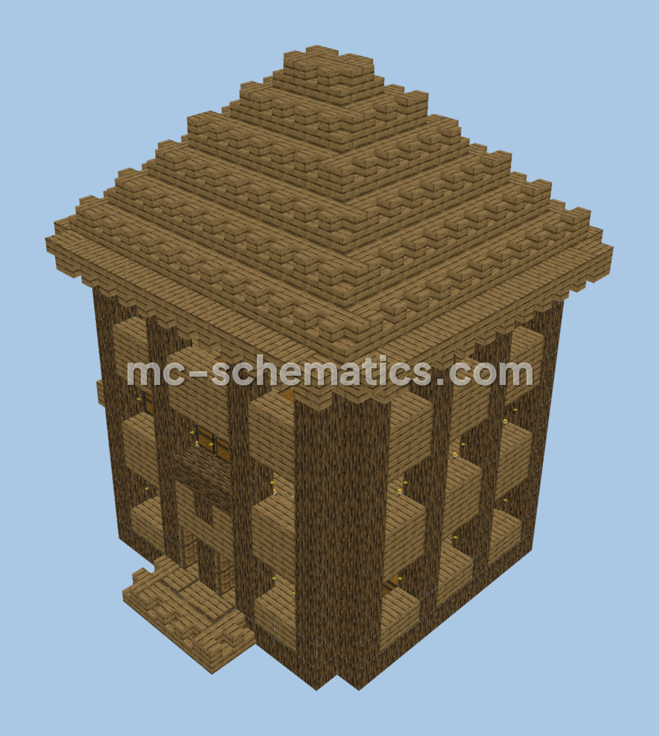 Meme House Recreation Minecraft schematic preview