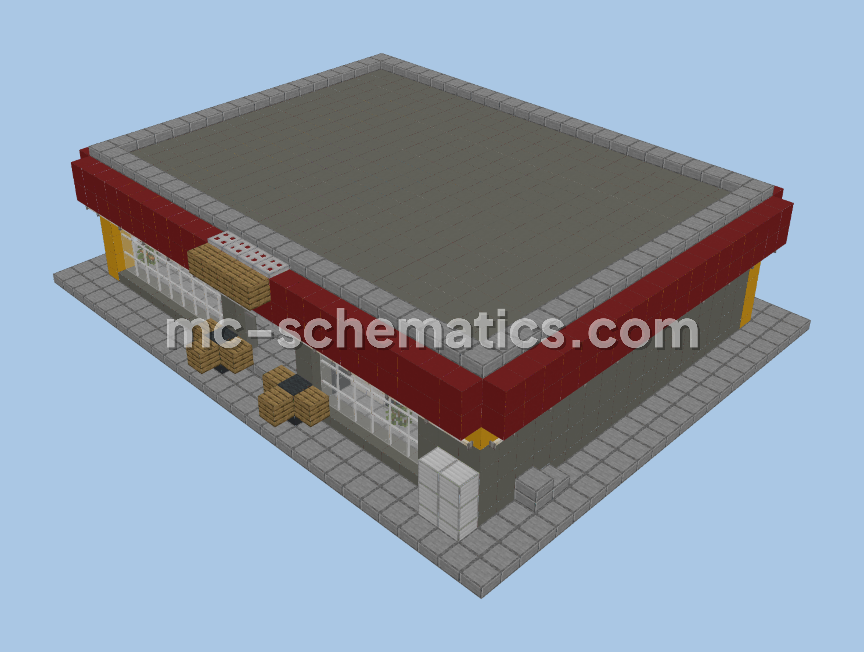 Mexican Convenience Store Replica Minecraft schematic preview