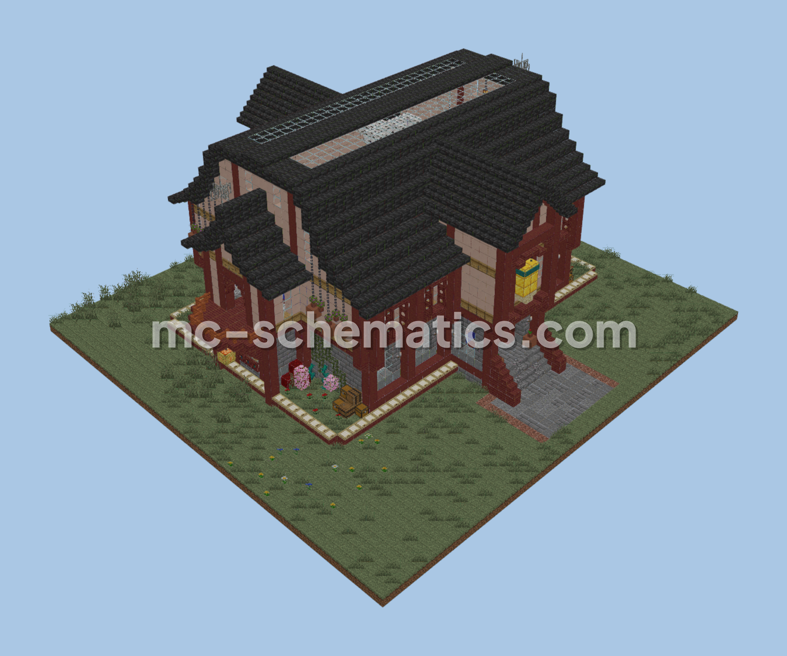 Minecraft Adventure Guild Structure Minecraft schematic preview