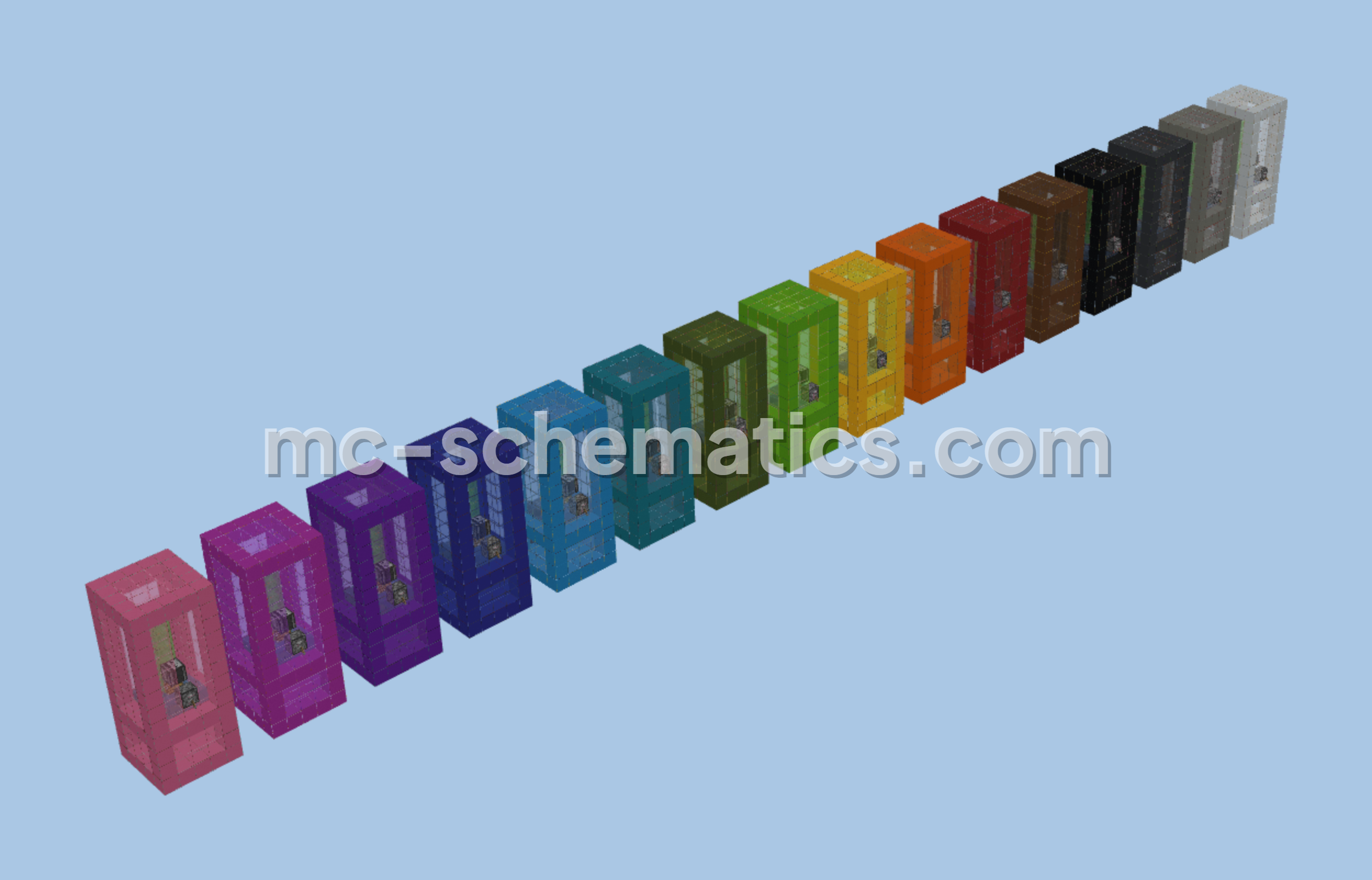 Minecraft Carpet Duplicator For All Colors Minecraft schematic preview