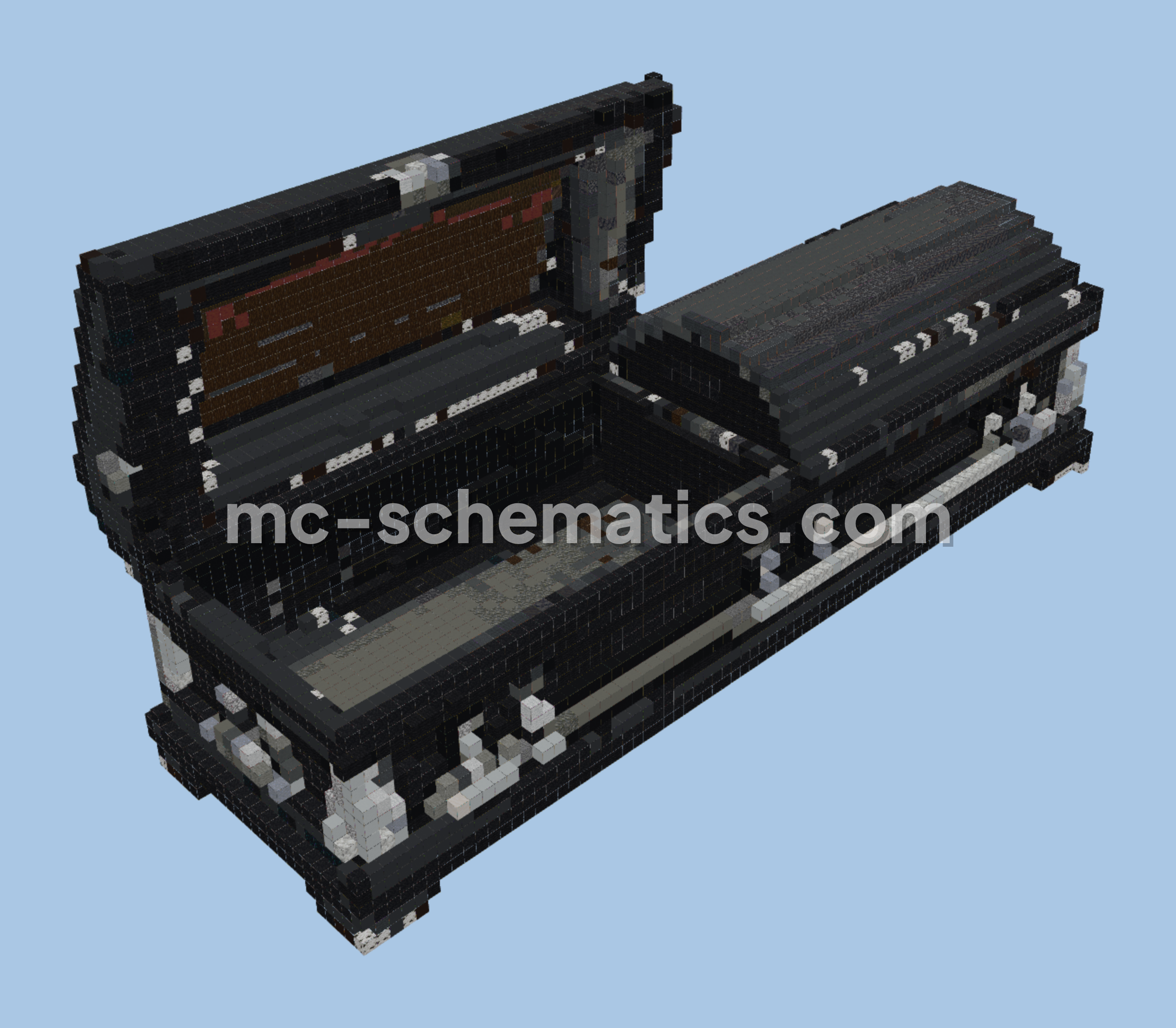 Minecraft Coffin Statue Minecraft schematic preview