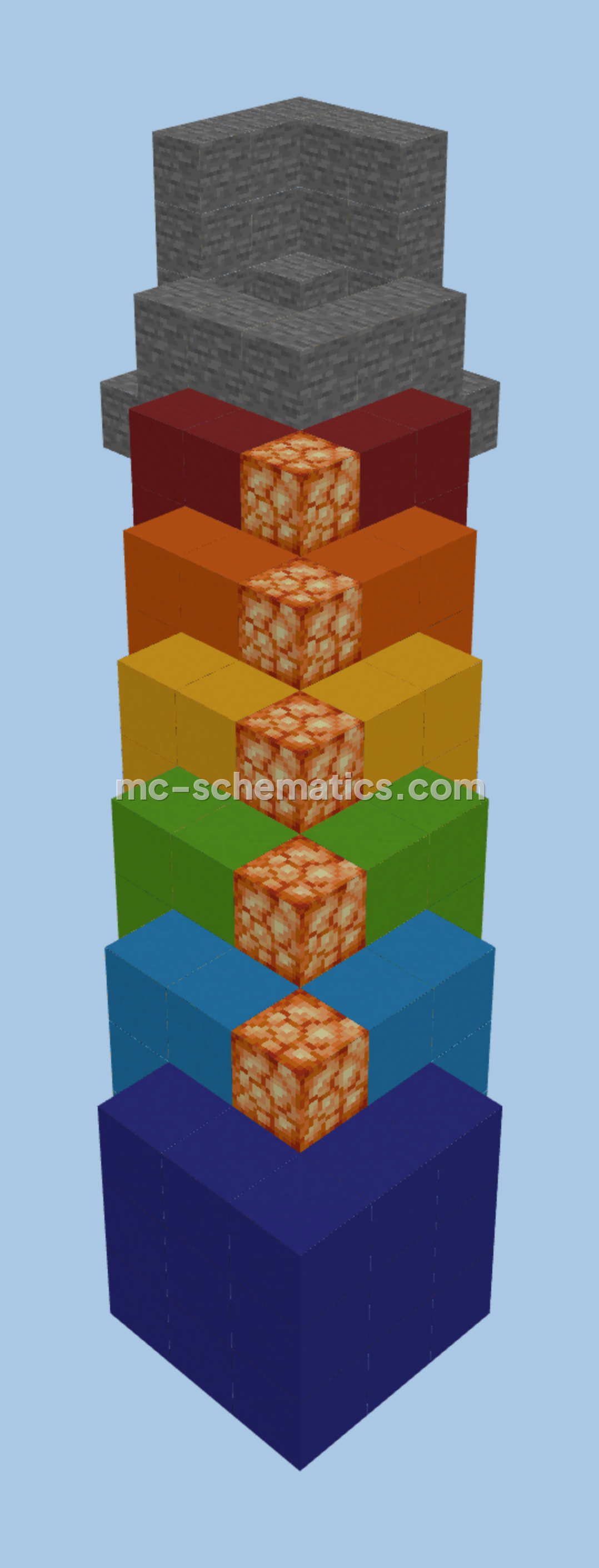 Minecraft Illusion Build Minecraft schematic preview