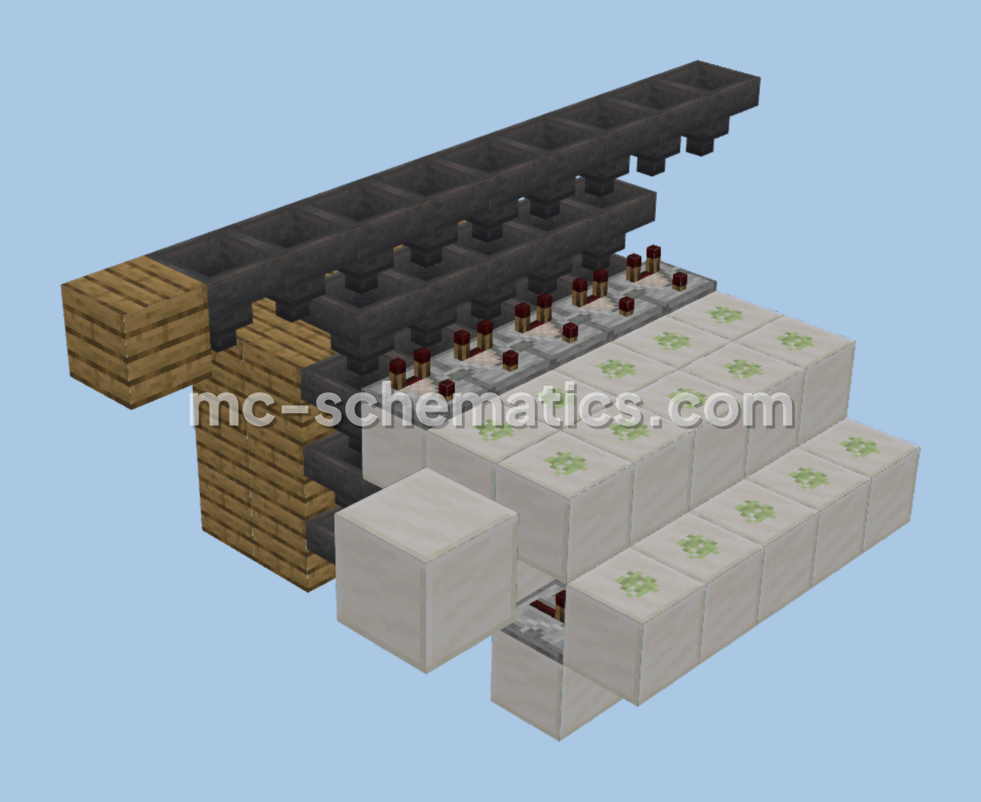 Minecraft Item Filter Minecraft schematic preview