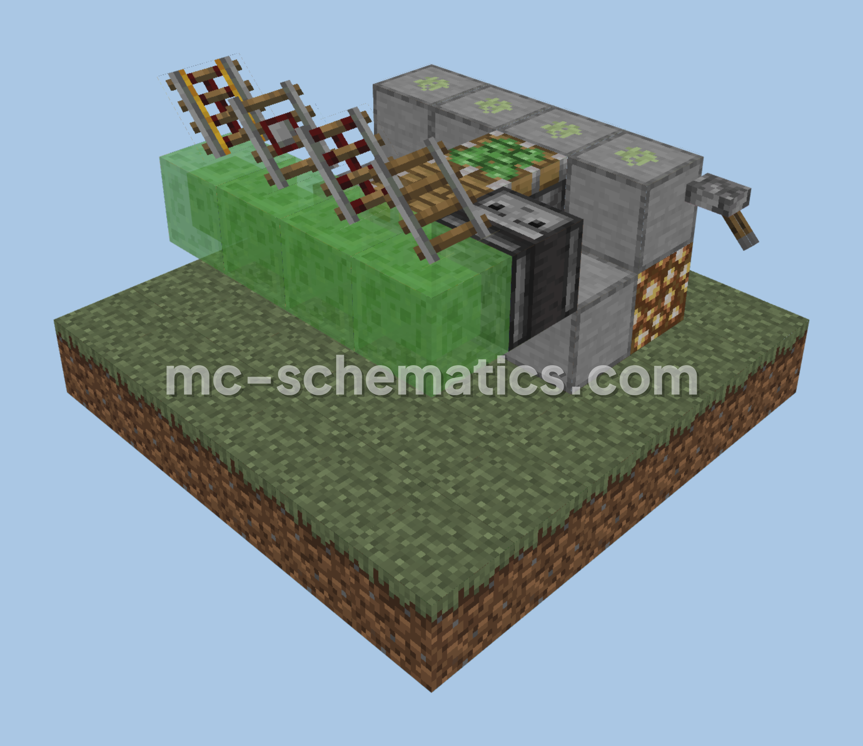 Minecraft Rail Duplicator Minecraft schematic preview