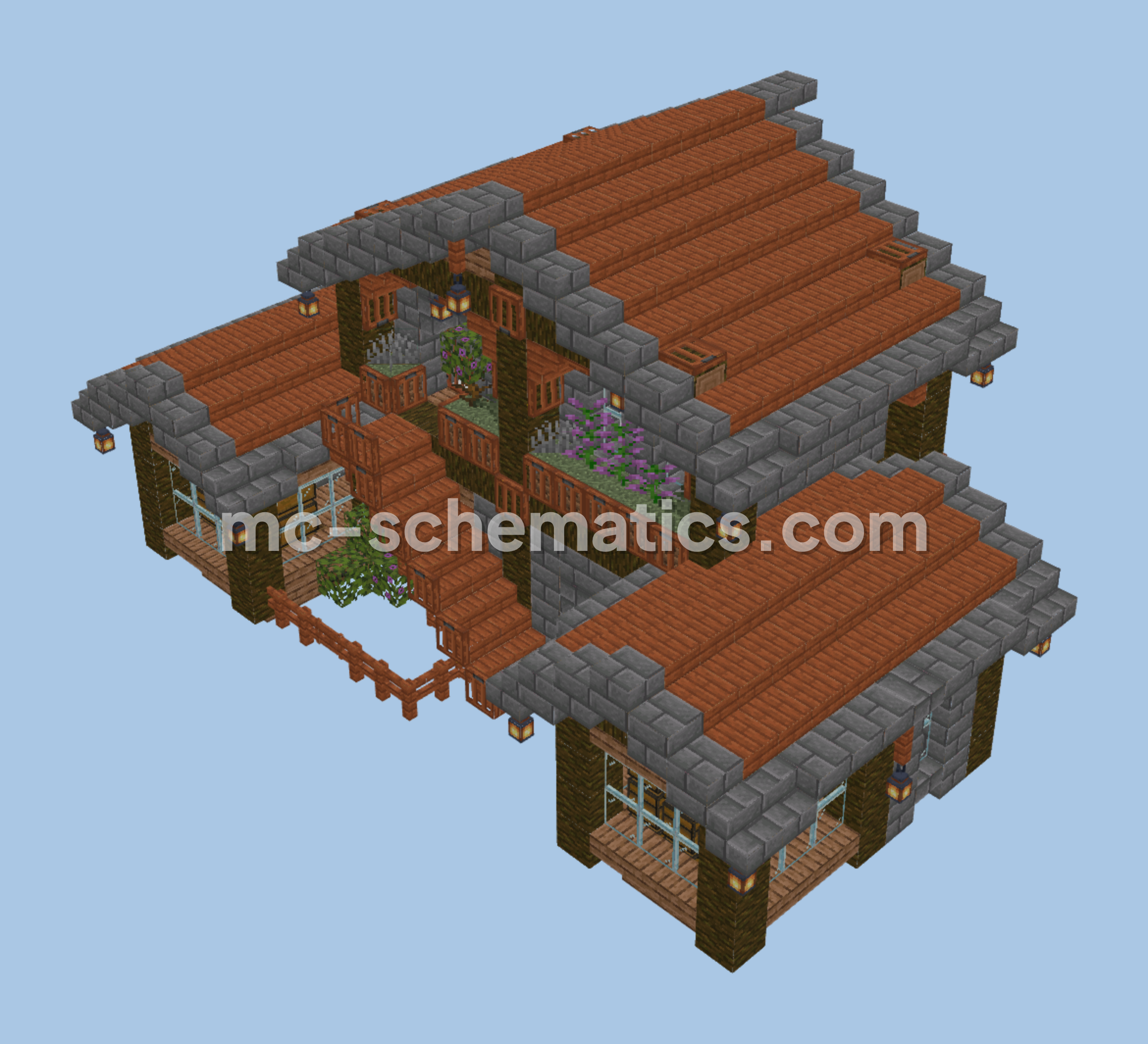 Minecraft Storage House Build Minecraft schematic preview