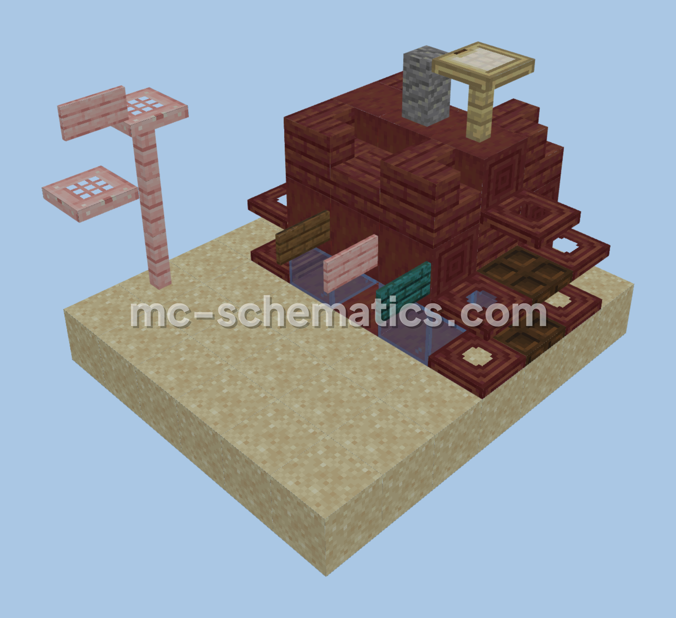 Mini Krusty Krab Restaurant Minecraft schematic preview