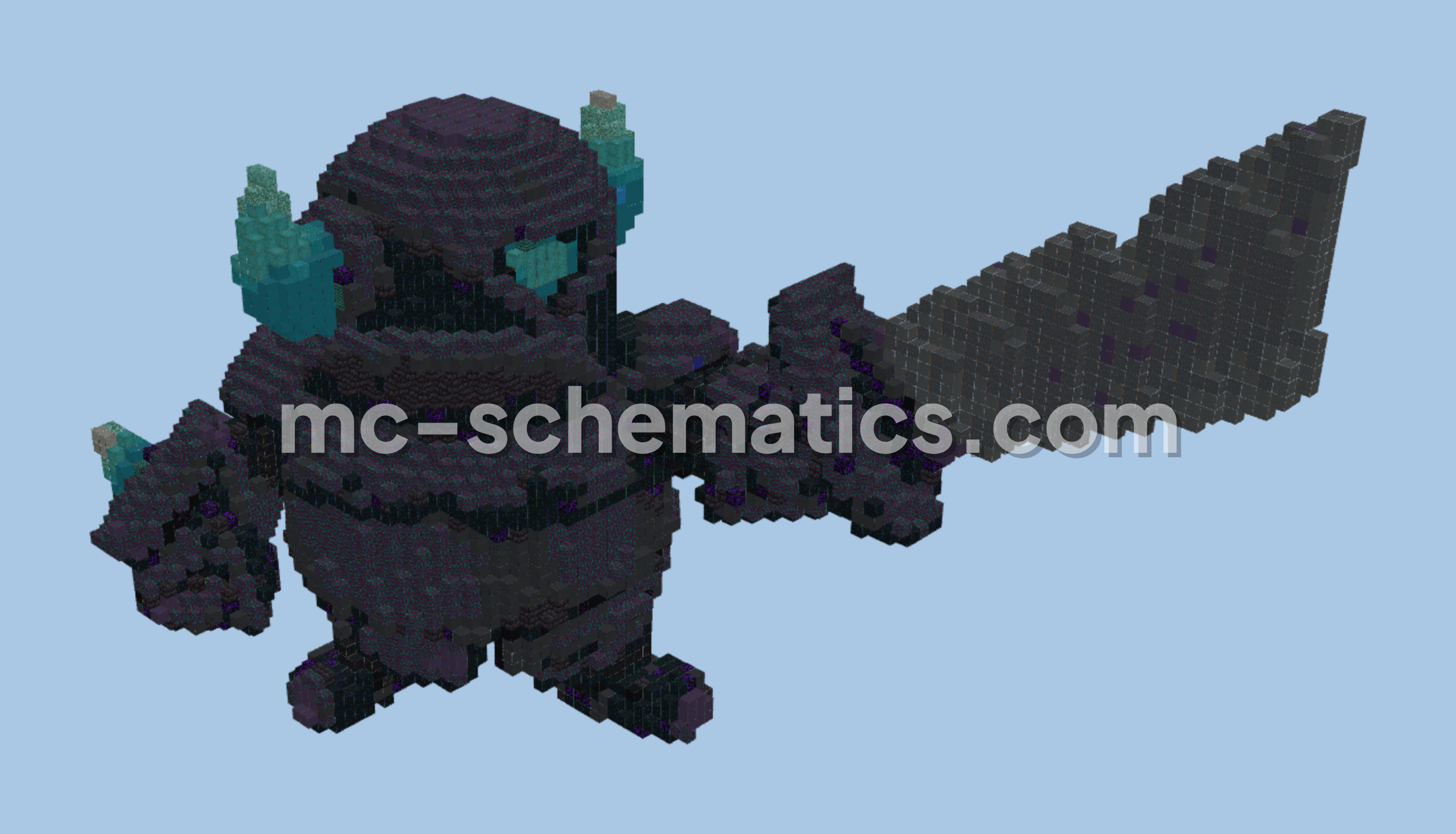 Mini Pekka Structure Minecraft schematic preview