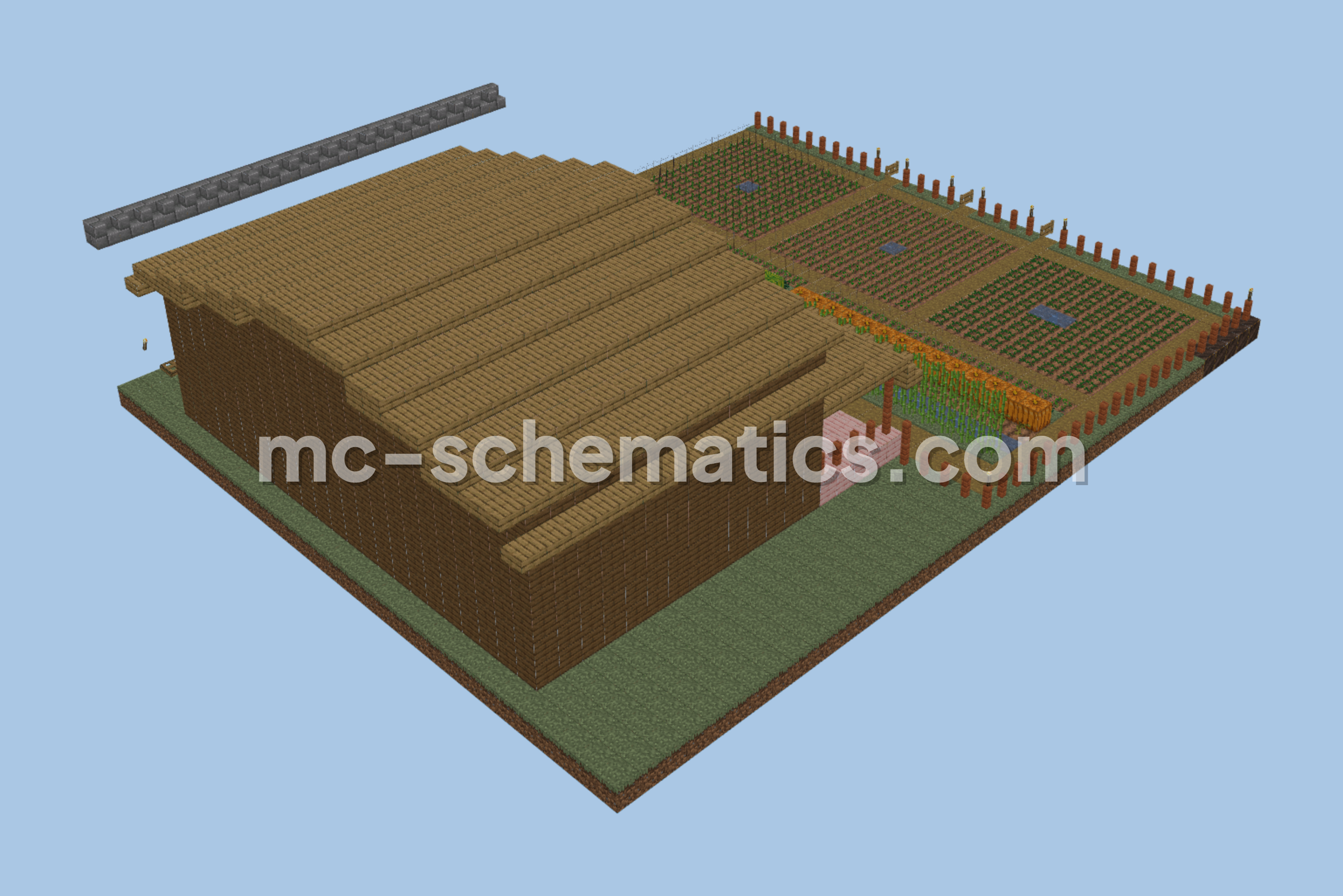 Mini Plantation House Minecraft schematic preview