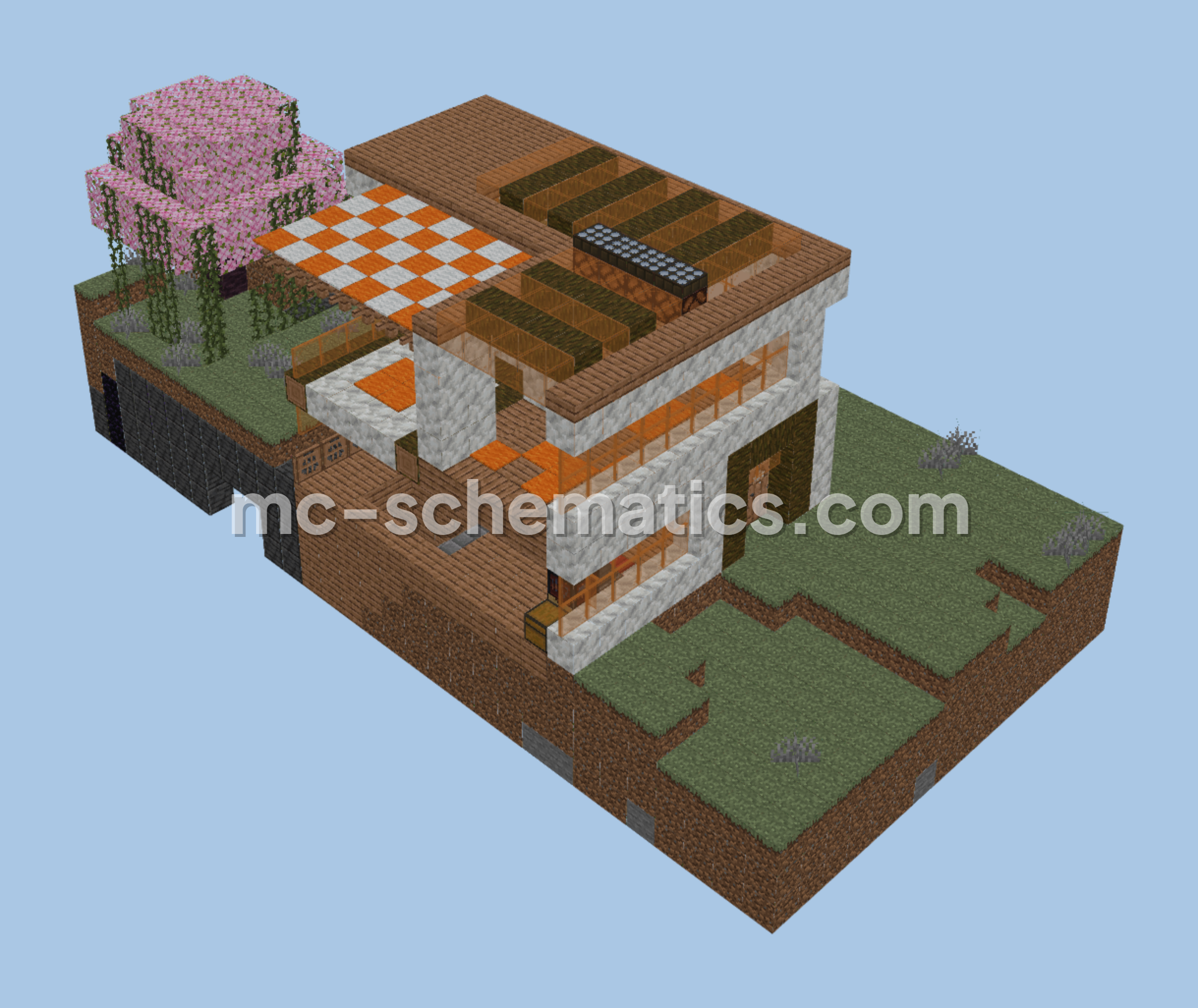 Mini Villa Survival Home Minecraft schematic preview