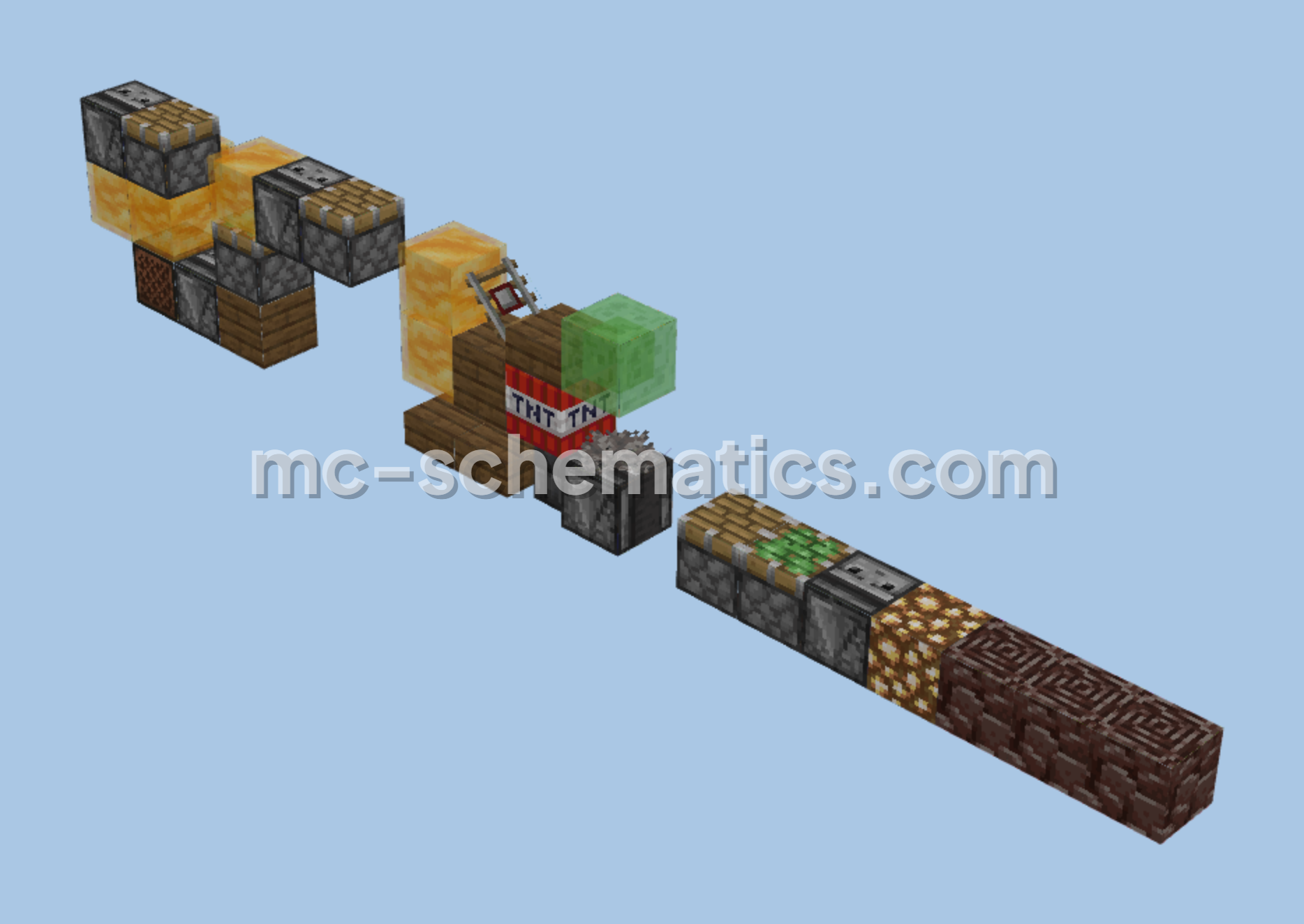Mining Drill Minecraft schematic preview