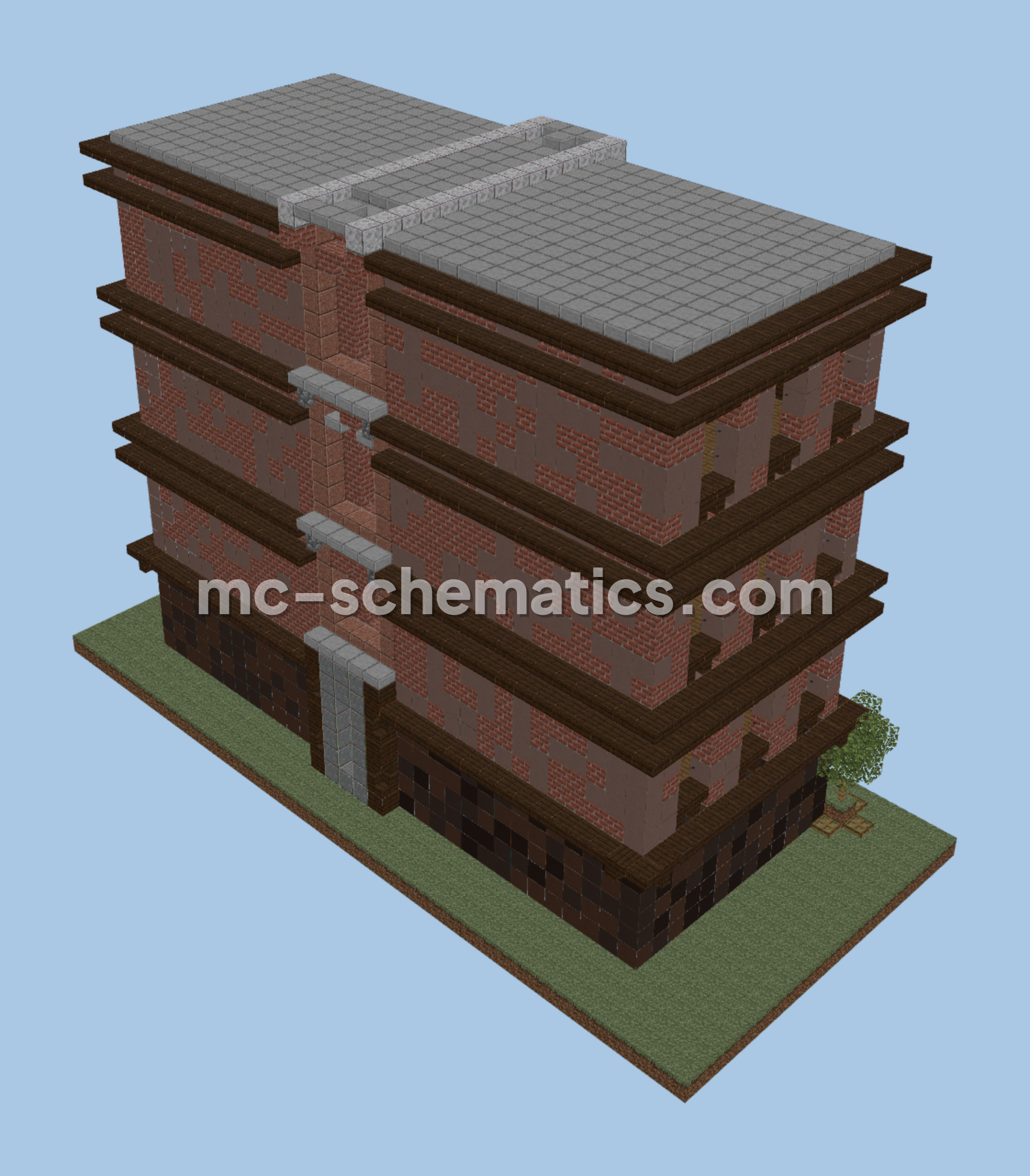 Modern City Building Minecraft schematic preview