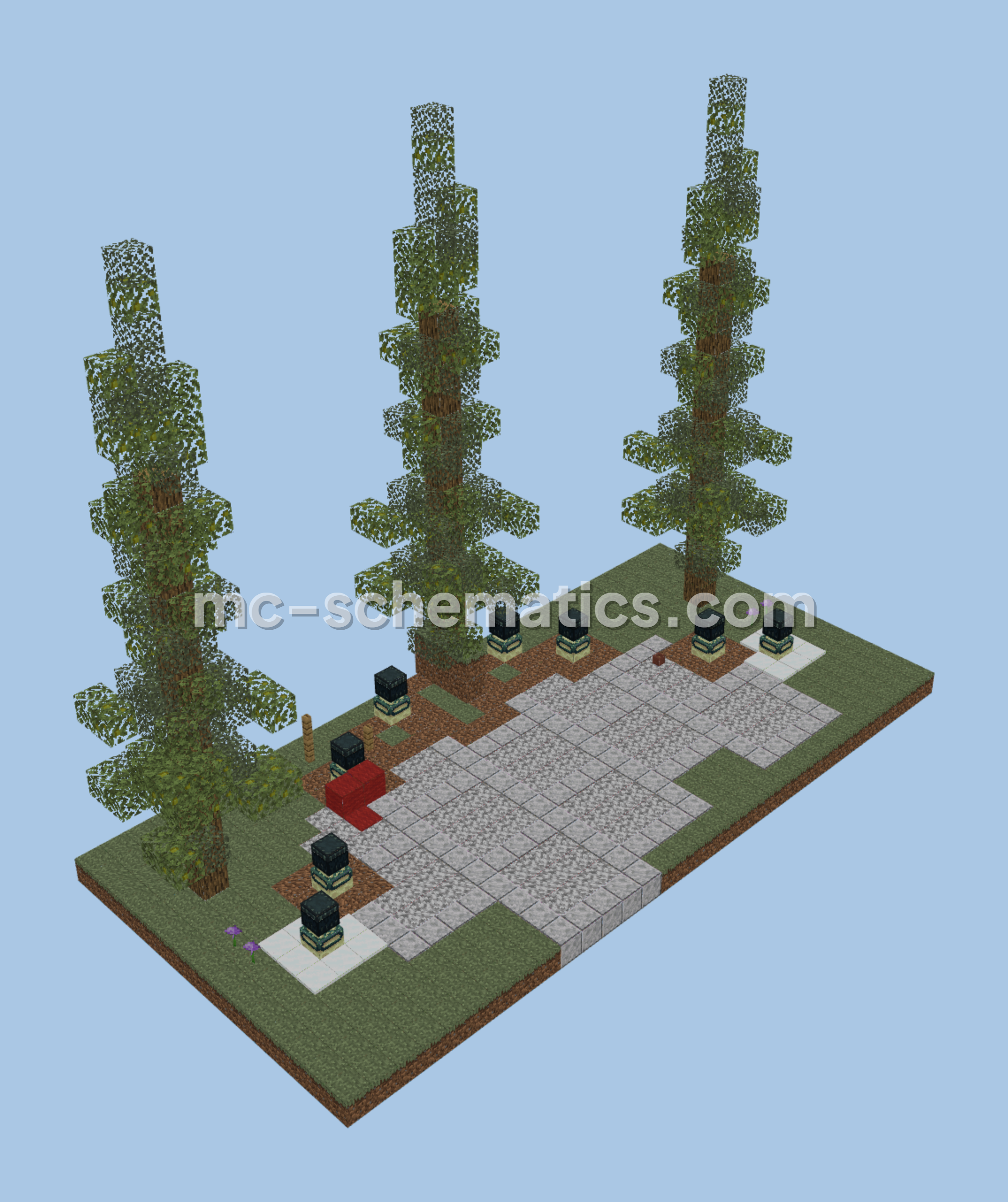 Modern Crate Design Minecraft schematic preview
