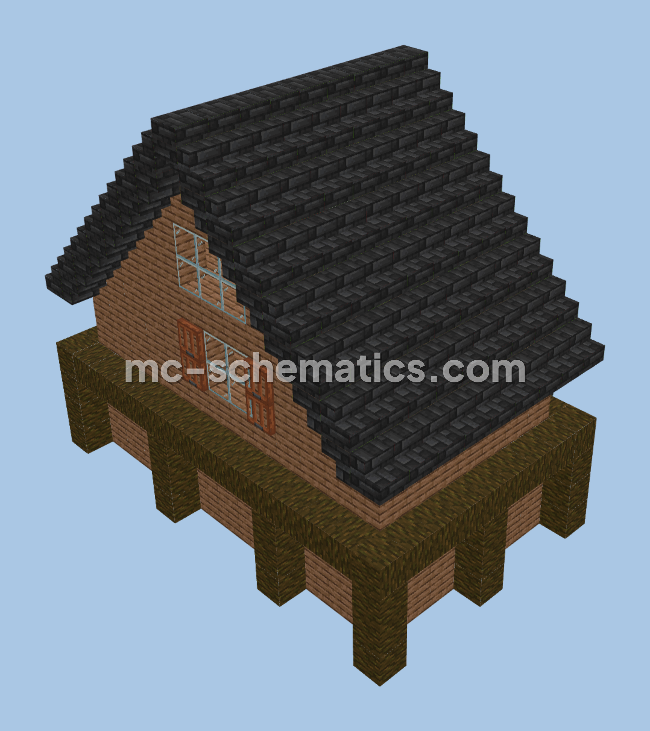 Modern House Transformation Minecraft schematic preview
