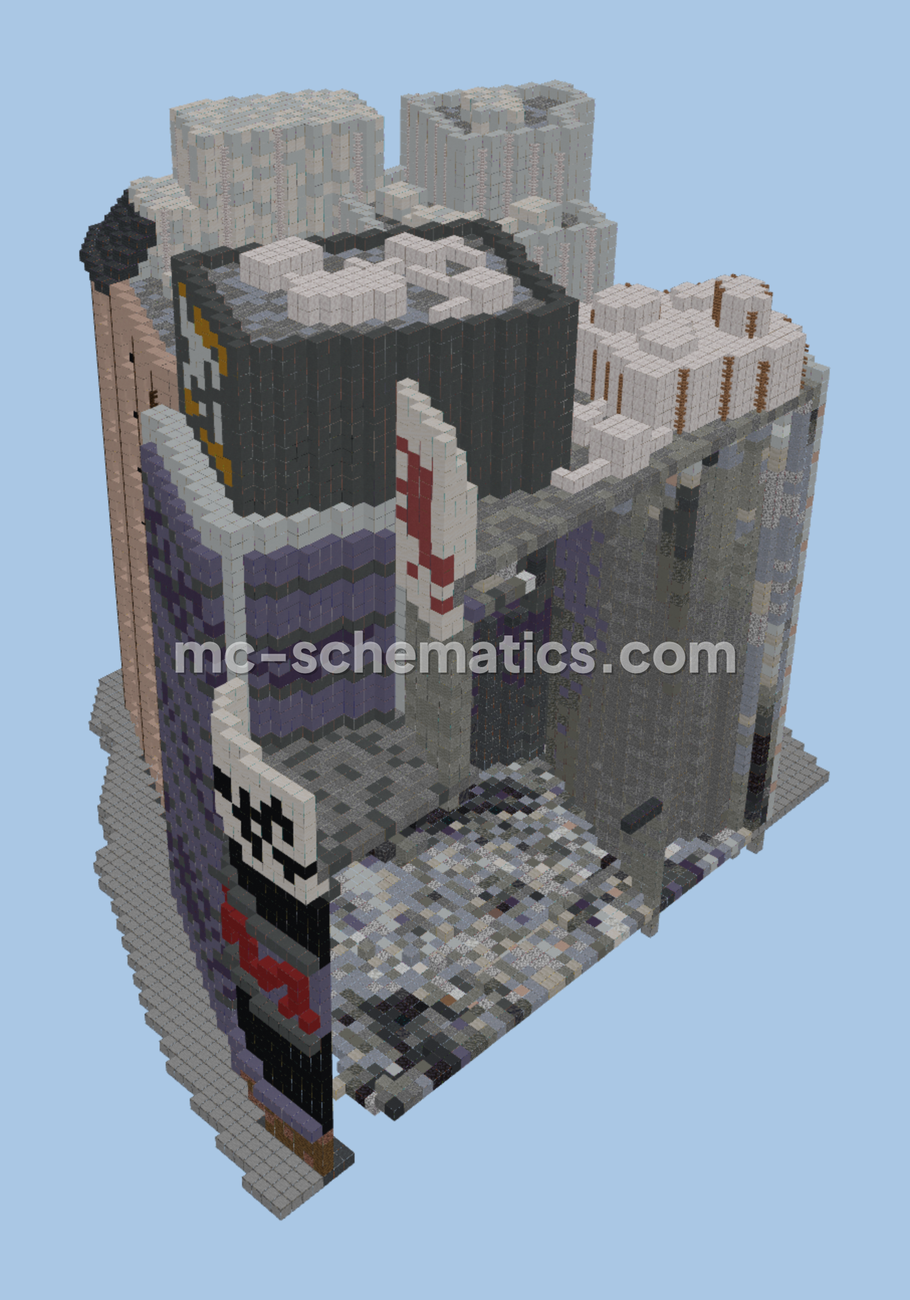Modern Minecraft Complex Structure Minecraft schematic preview