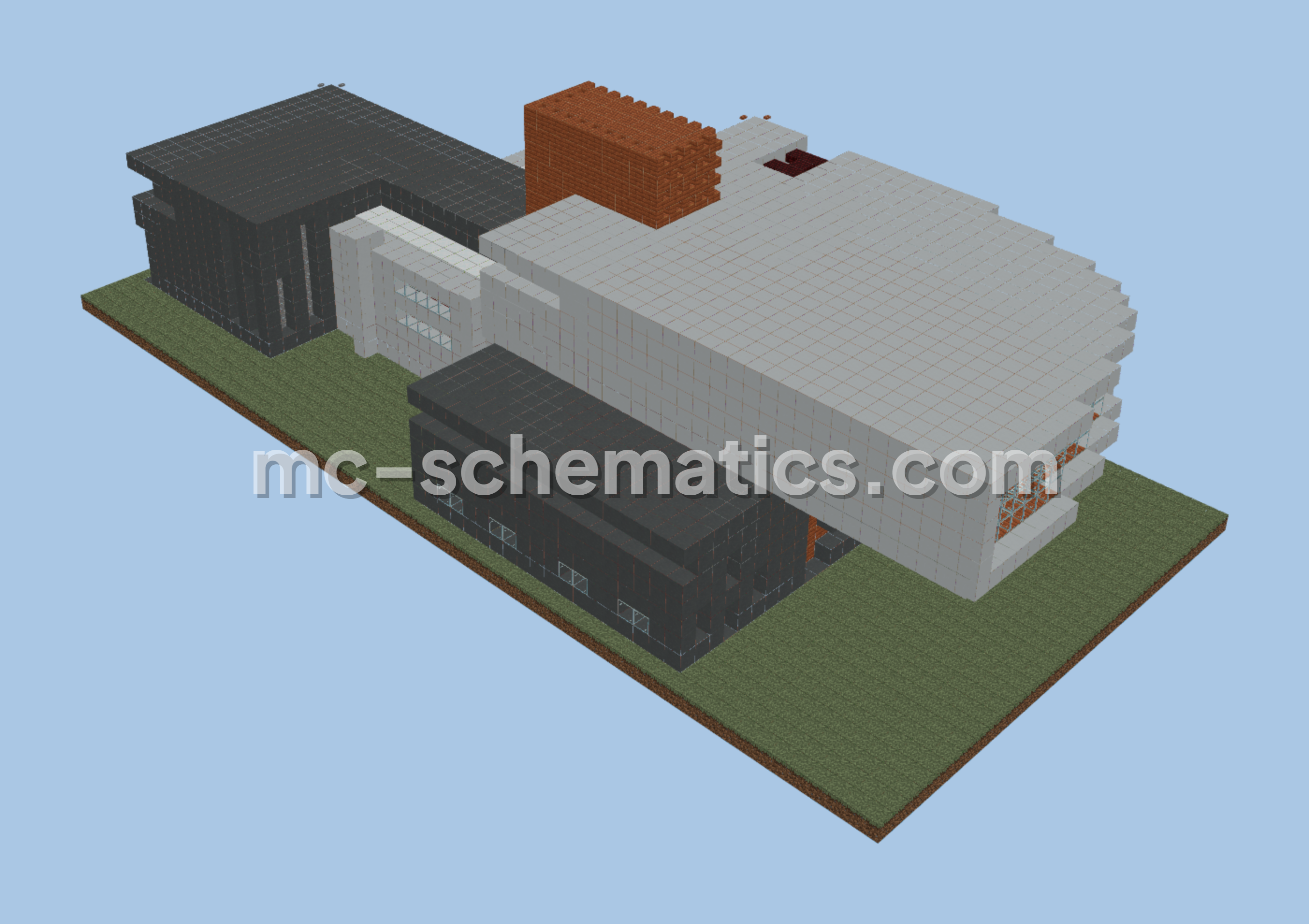 Modern Residence Minecraft schematic preview