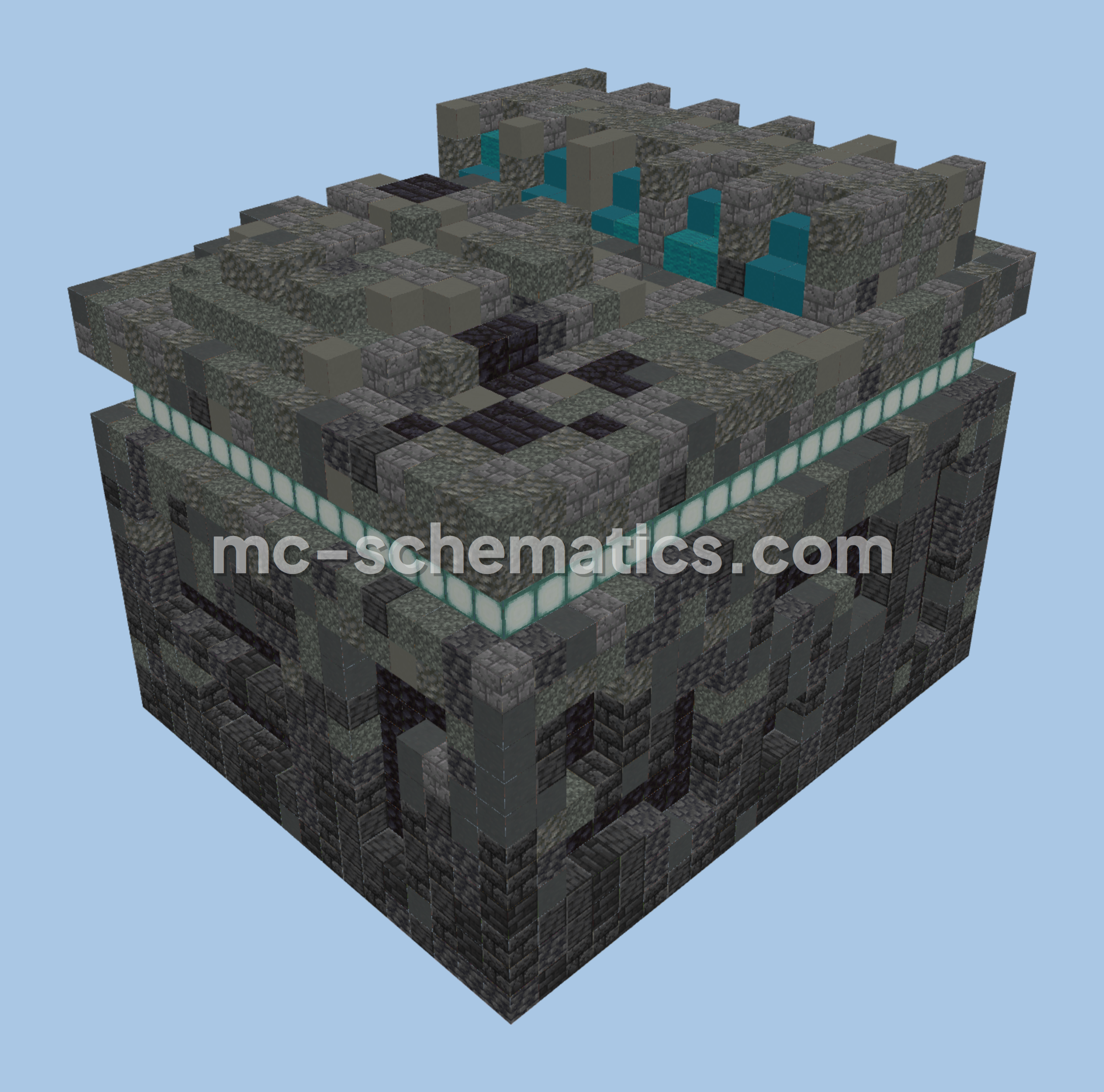 Modern Sci-Fi City Houses Minecraft schematic preview