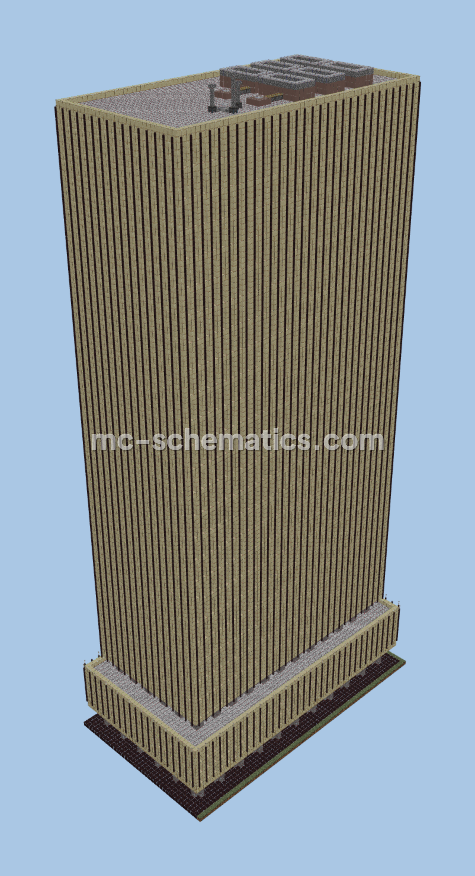 Modern Skyscraper Minecraft schematic preview