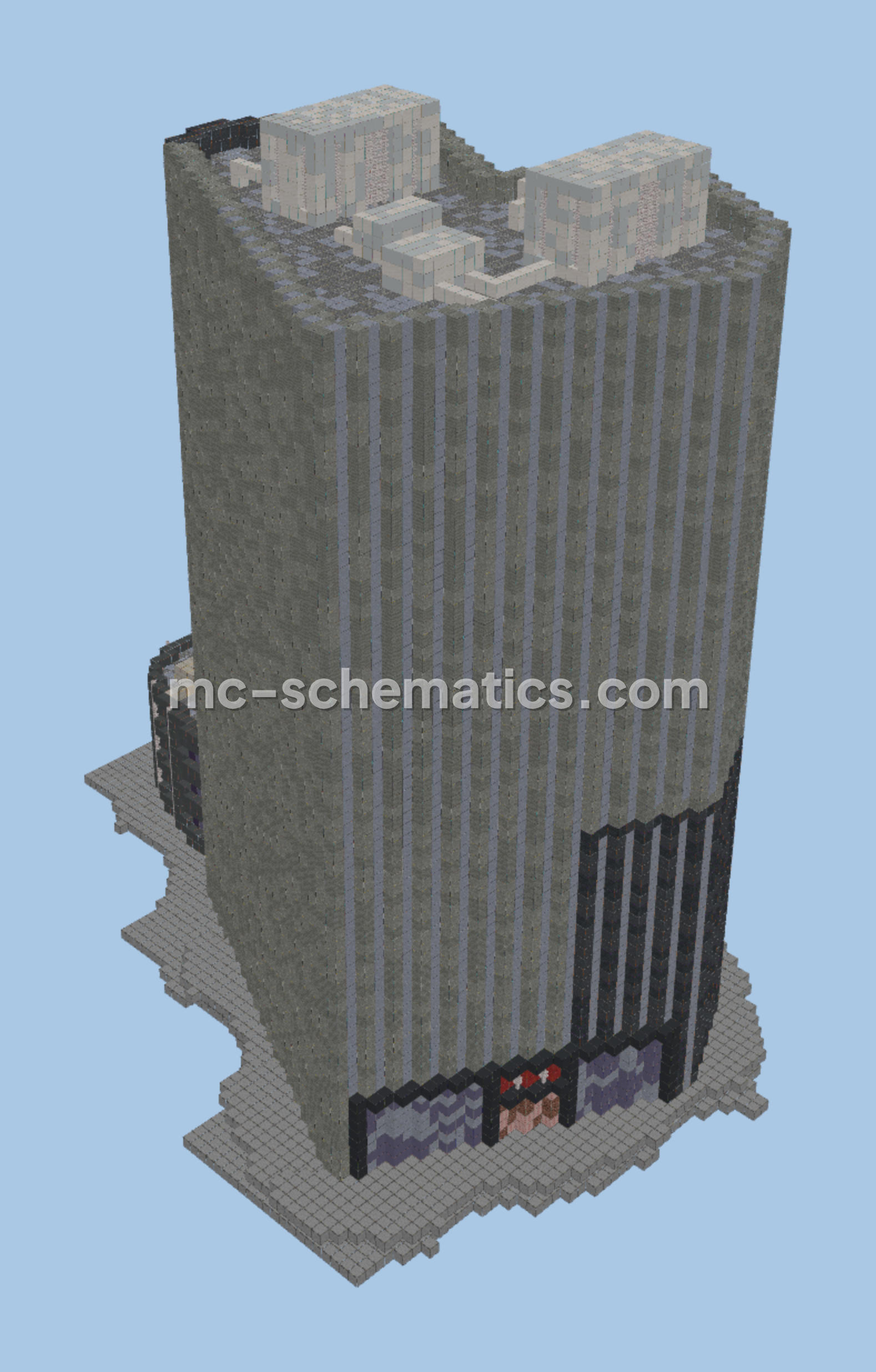 Modern Urban Building Minecraft schematic preview