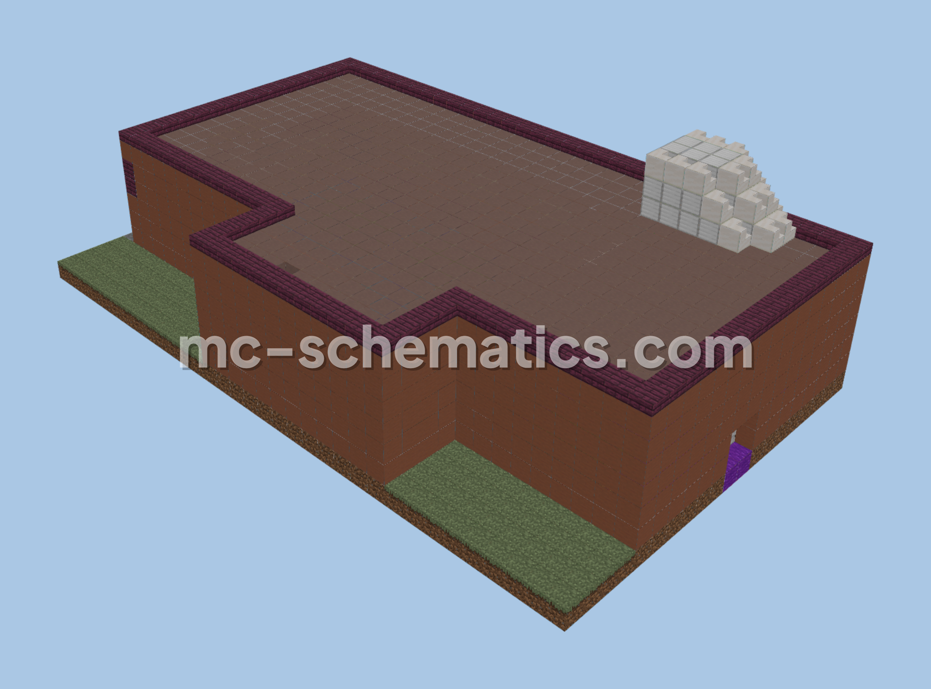 Moe's Tavern Simpsons Build Minecraft schematic preview