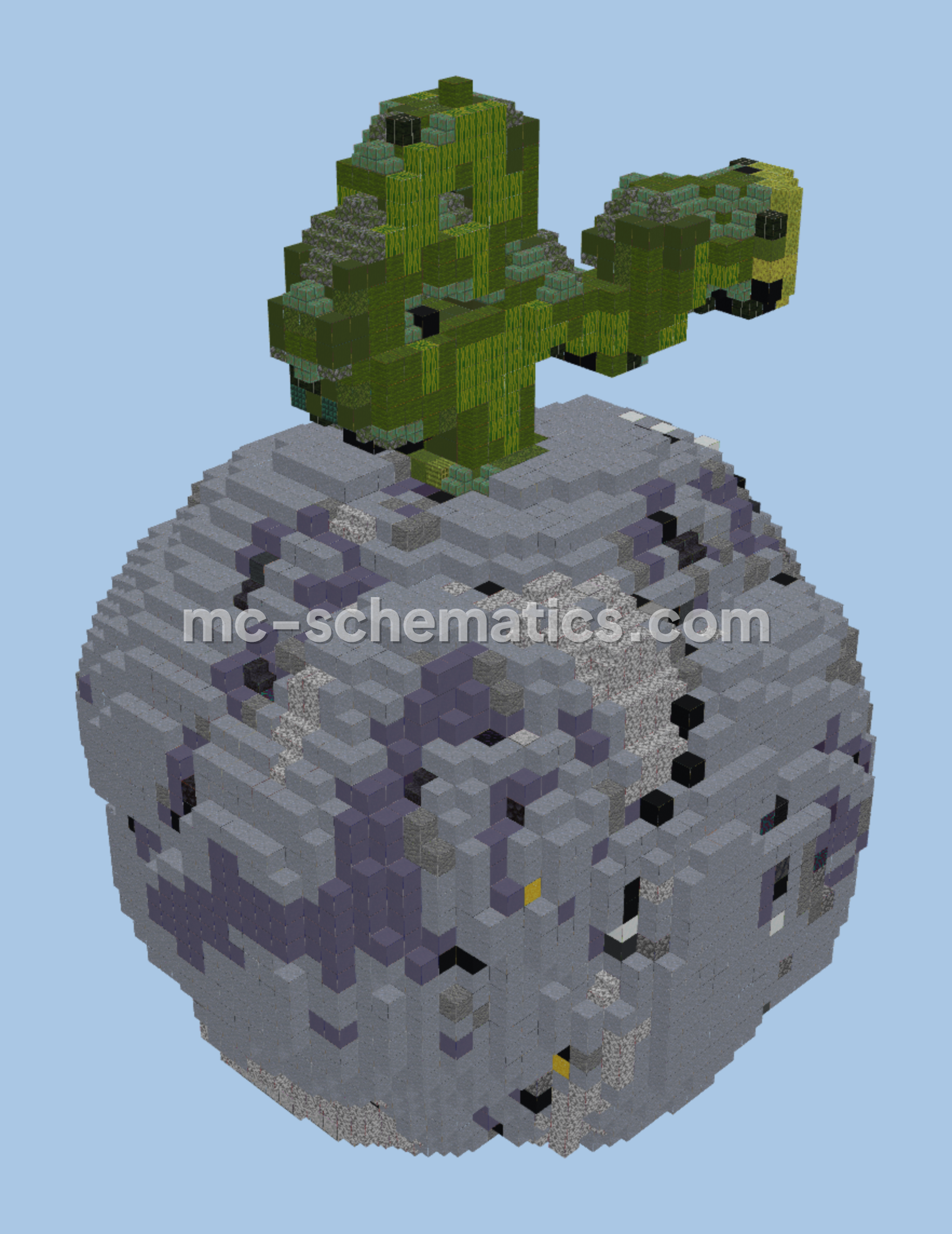 Moku Moku No Mi One Piece Structure Minecraft schematic preview