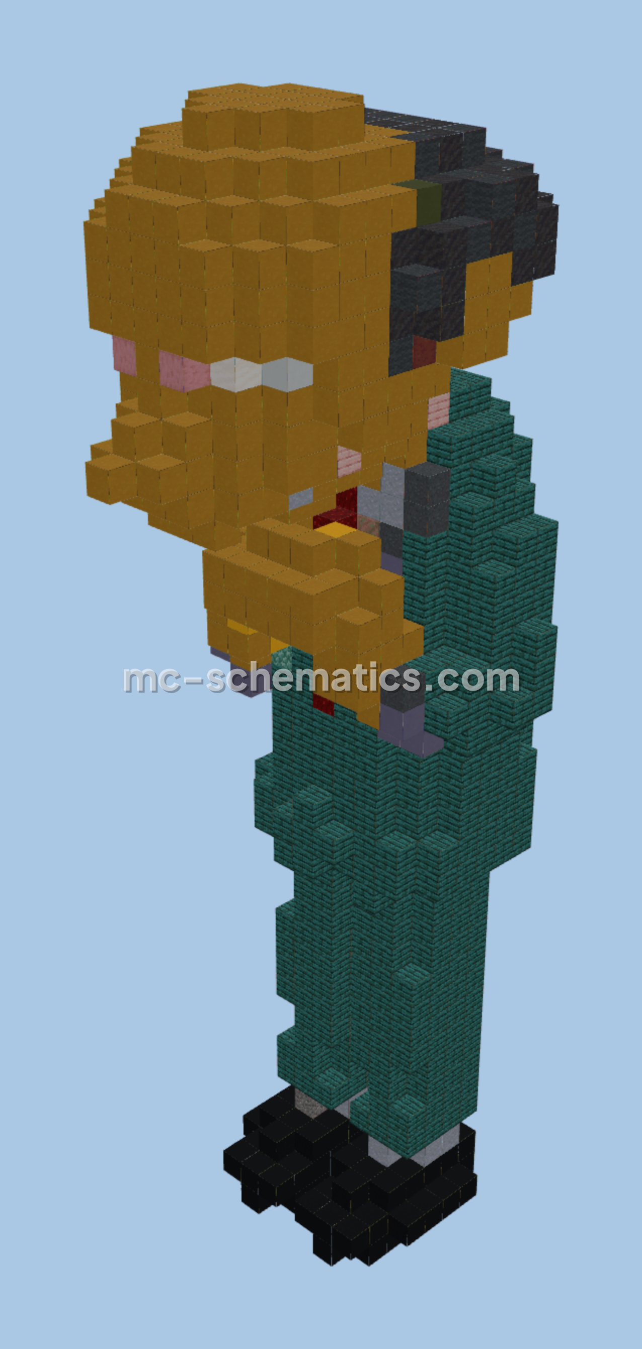 Mr. Burns Small Structure Minecraft schematic preview