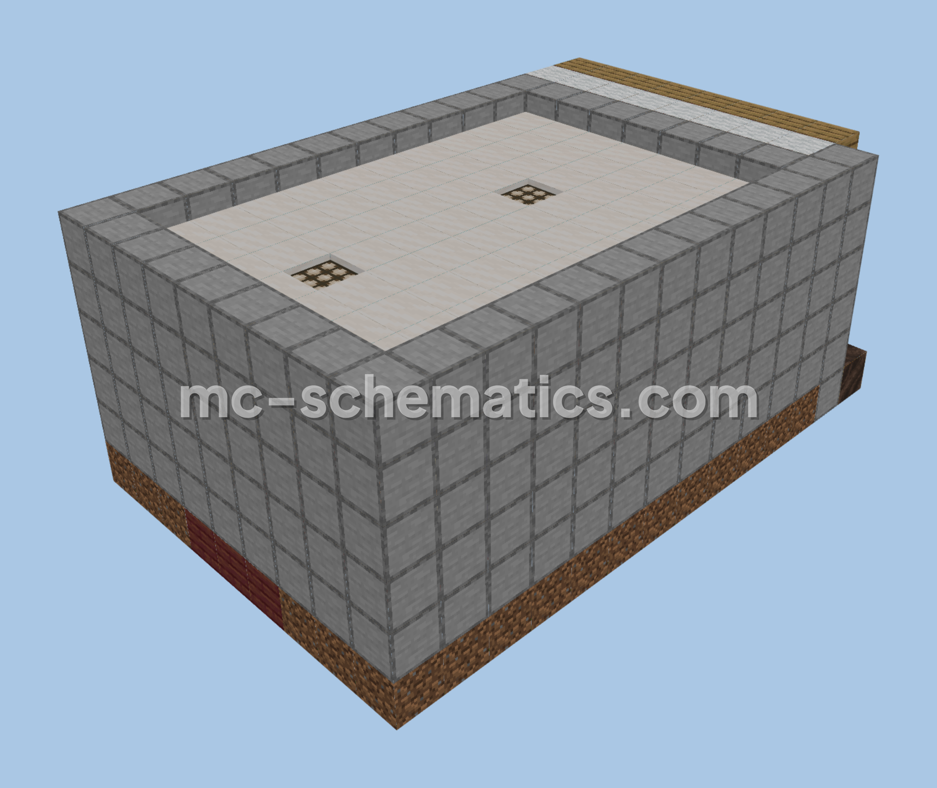 Mr Robot Computer Repair Shop Minecraft schematic preview