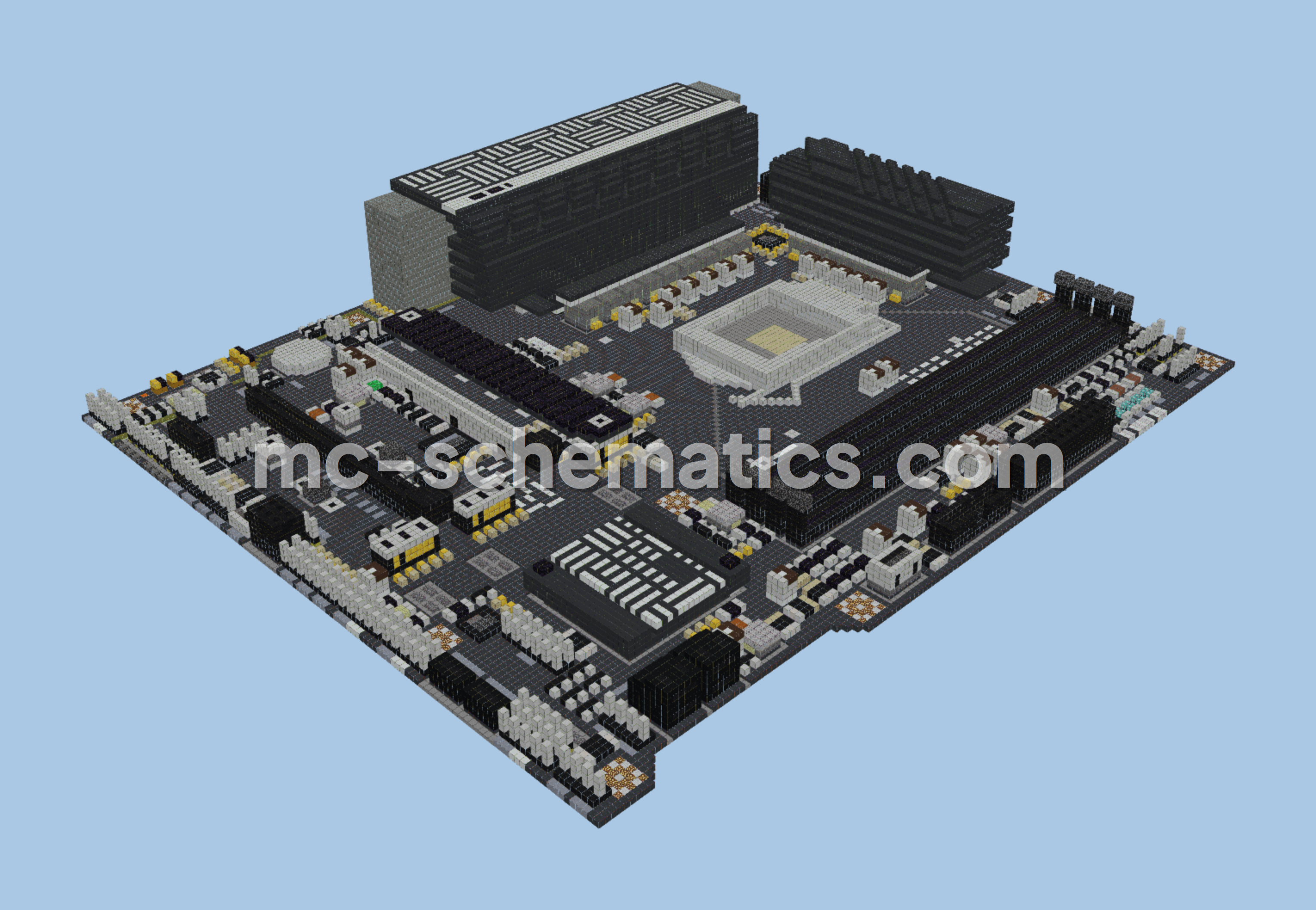 MSI B560-A PRO Motherboard Minecraft schematic preview