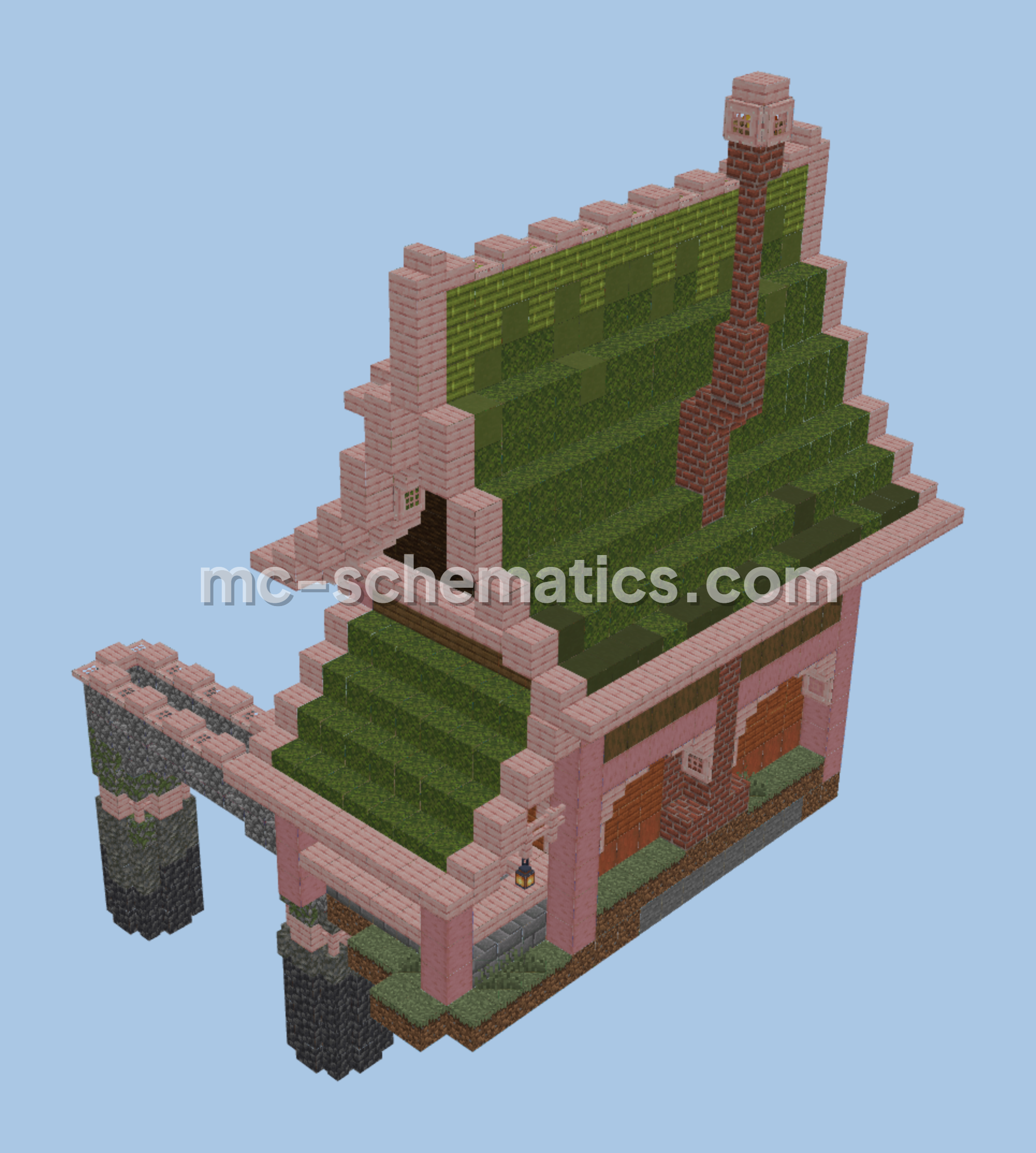 Neapolitan Overlook Structure Minecraft schematic preview