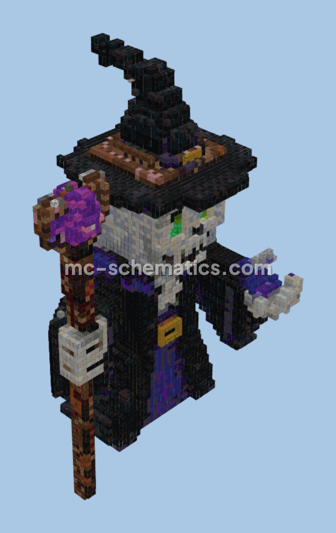 Necromancer Emerald Isle Structure Minecraft schematic preview