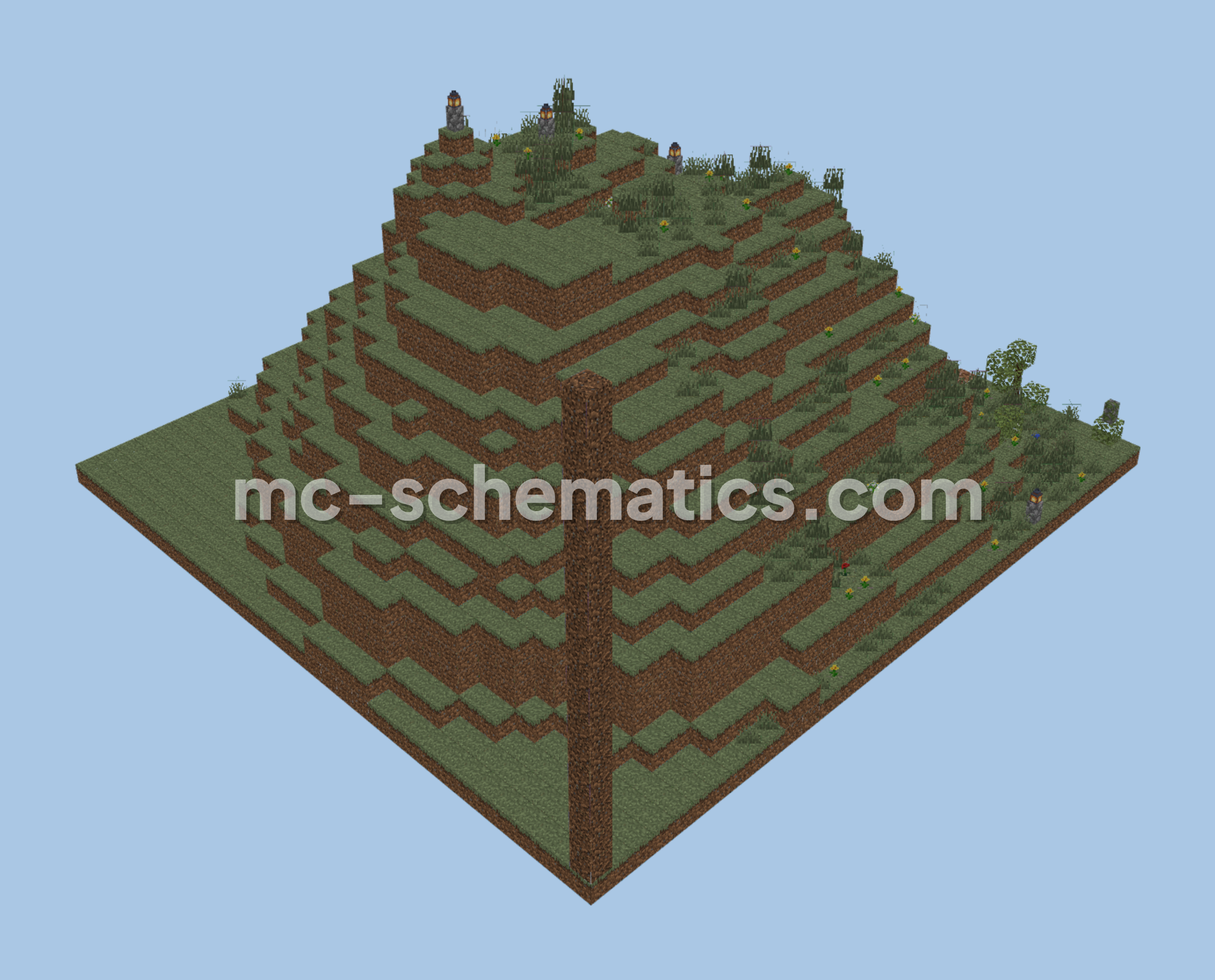Nether Portal Cave Minecraft schematic preview