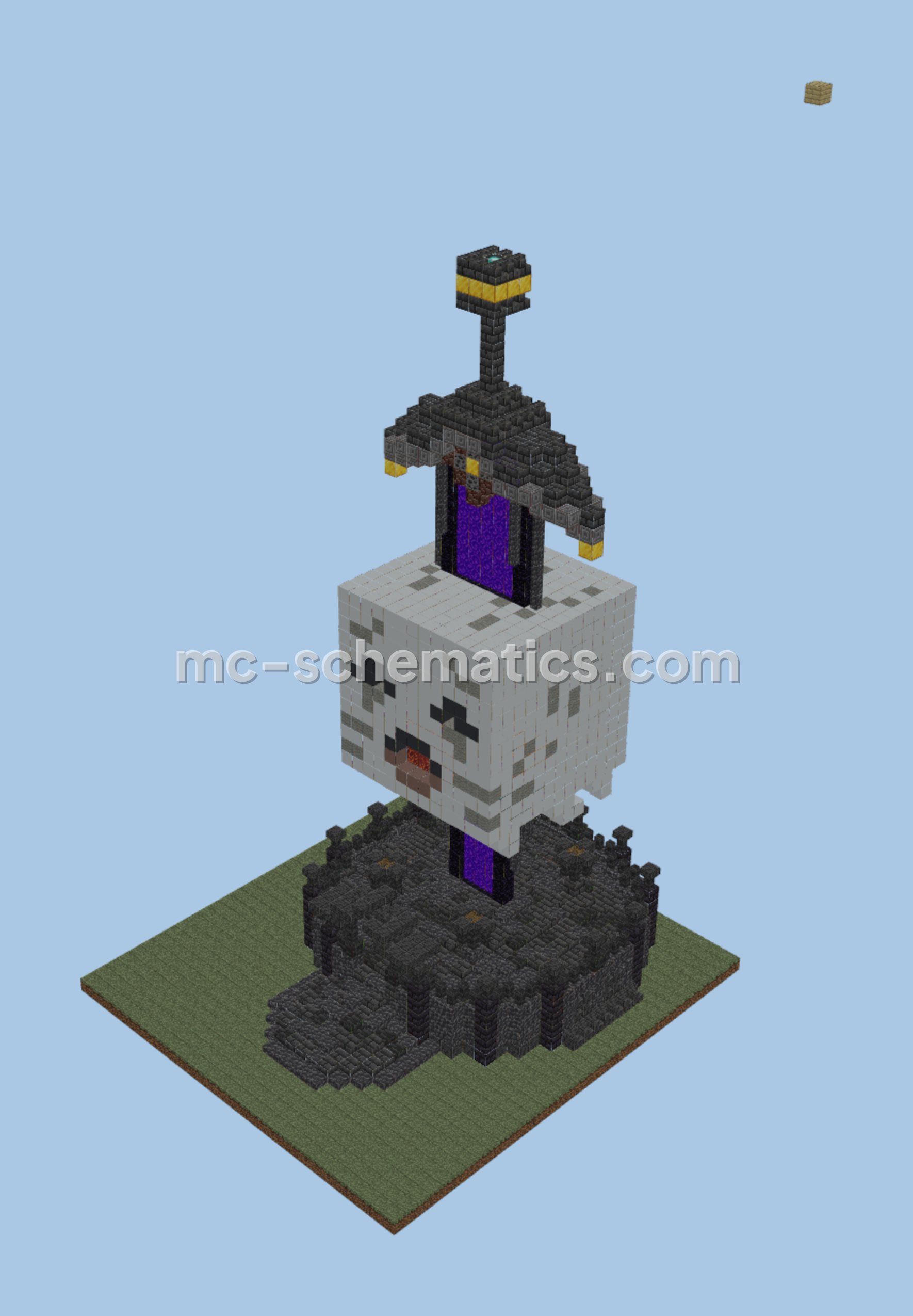 Nether Portal Design Minecraft schematic preview