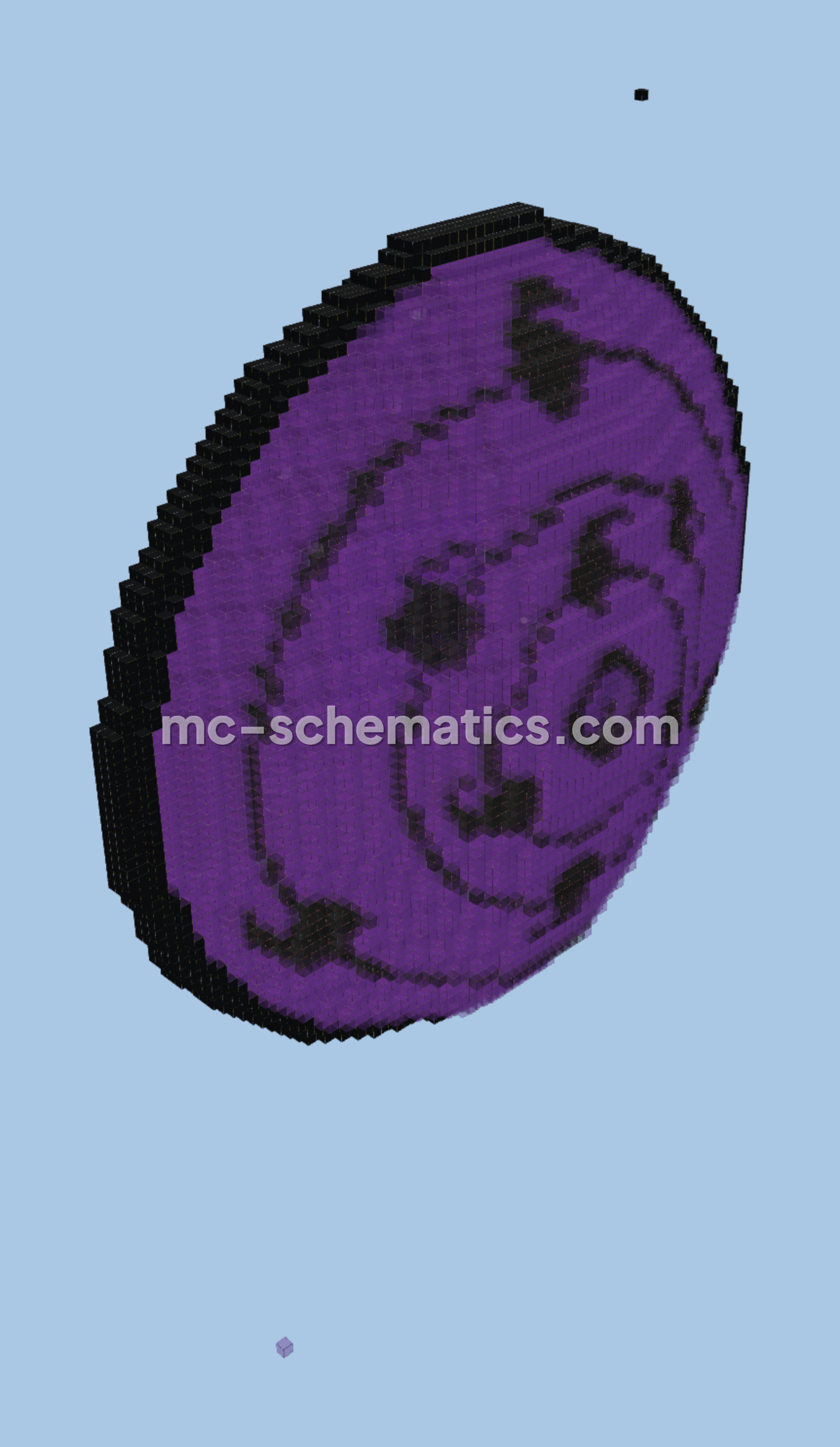 Nether Portal With Rinnegan Eye Decor Minecraft schematic preview