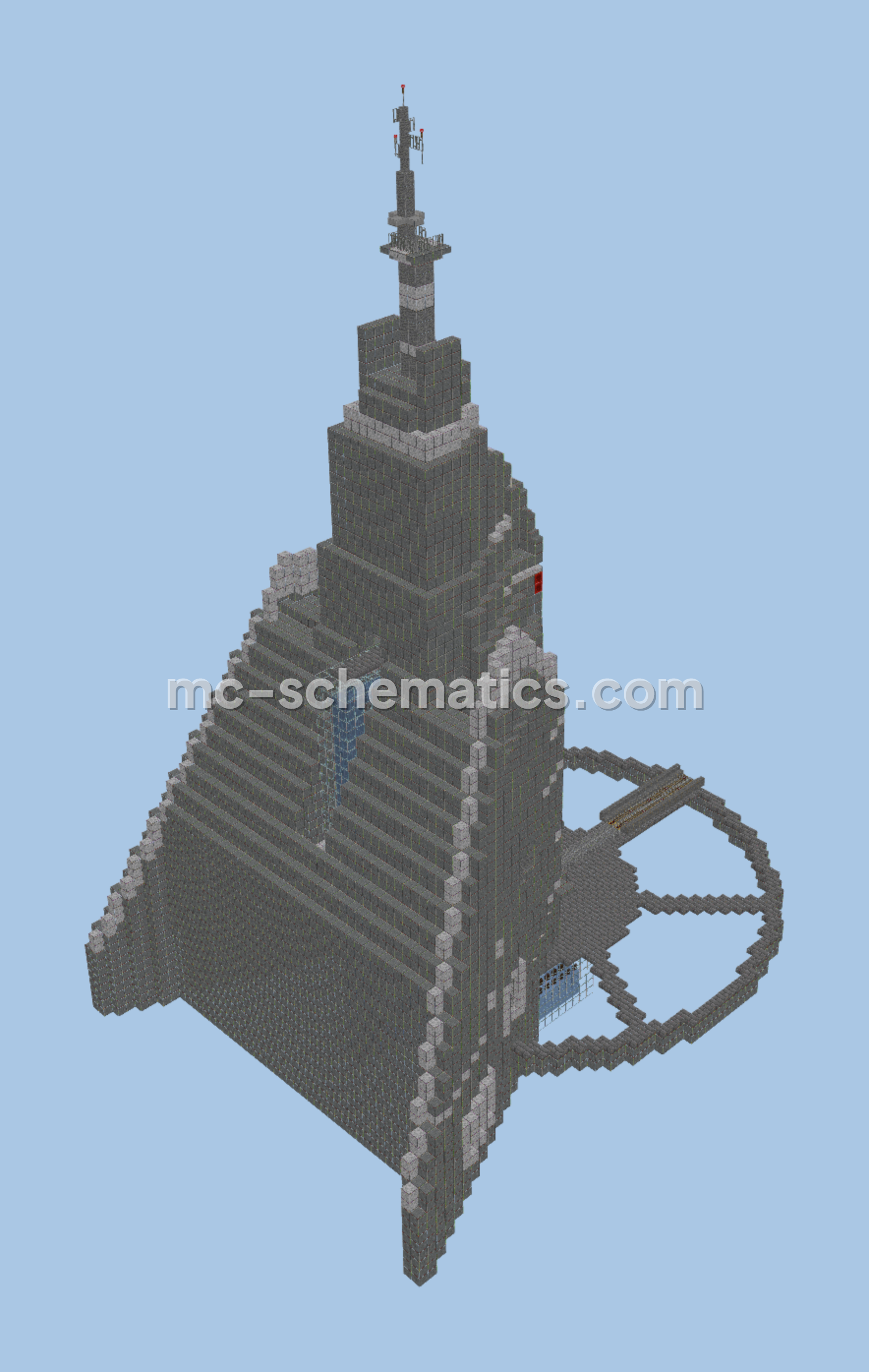 Ocean Monument Guardian Farm Base Minecraft schematic preview