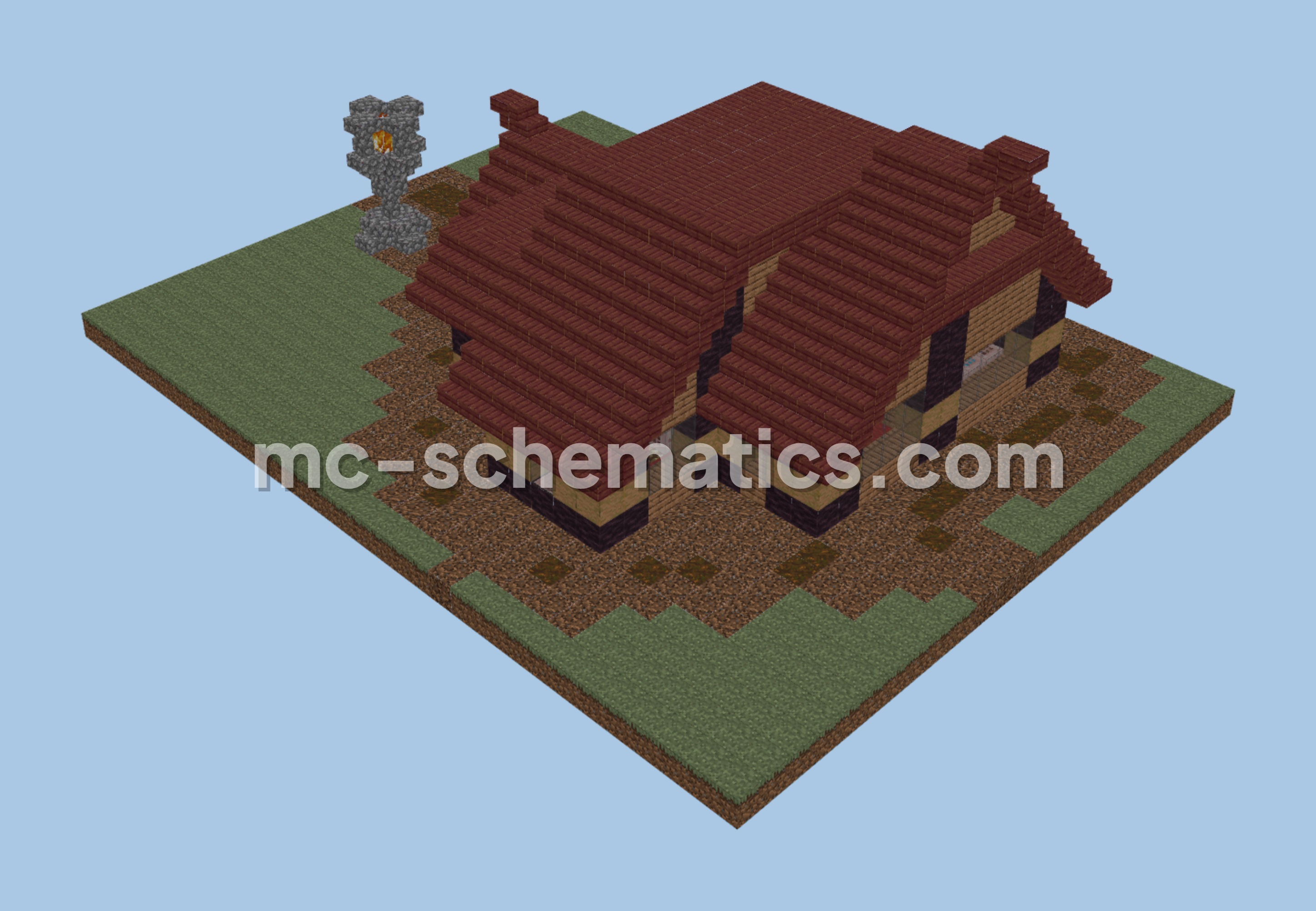Old House Schematic Minecraft schematic preview
