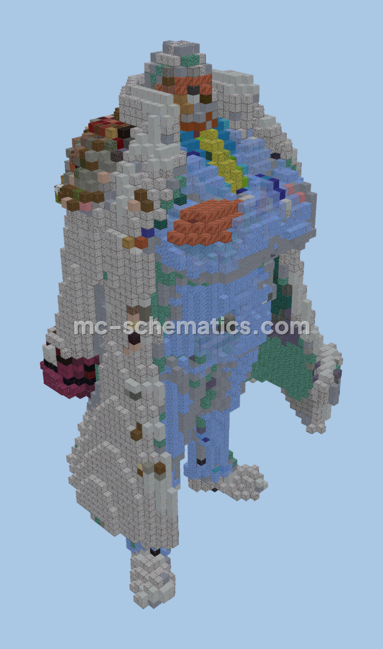 One Piece Smoker Build Minecraft schematic preview