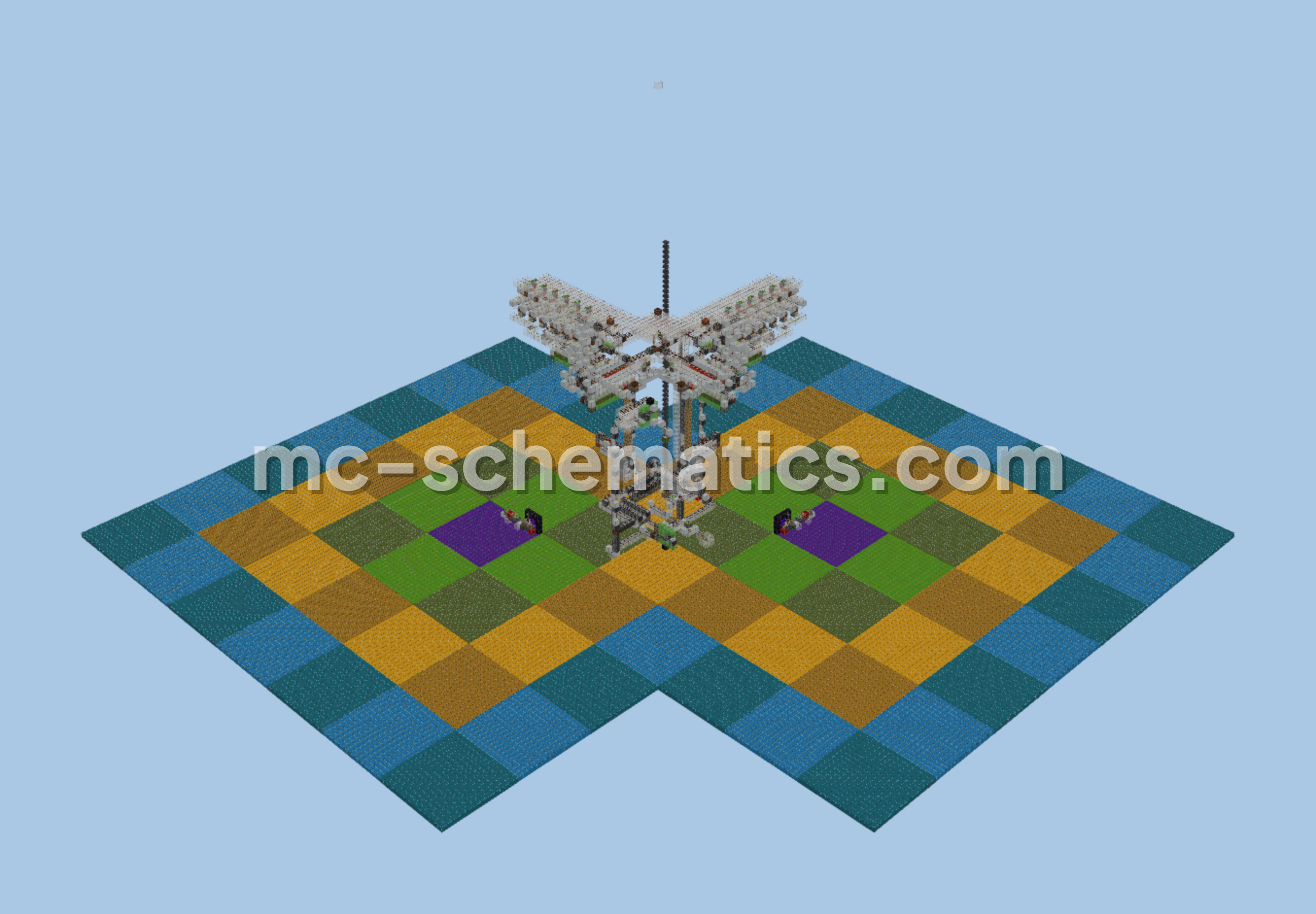 Orbital Anvil Launcher Minecraft schematic preview