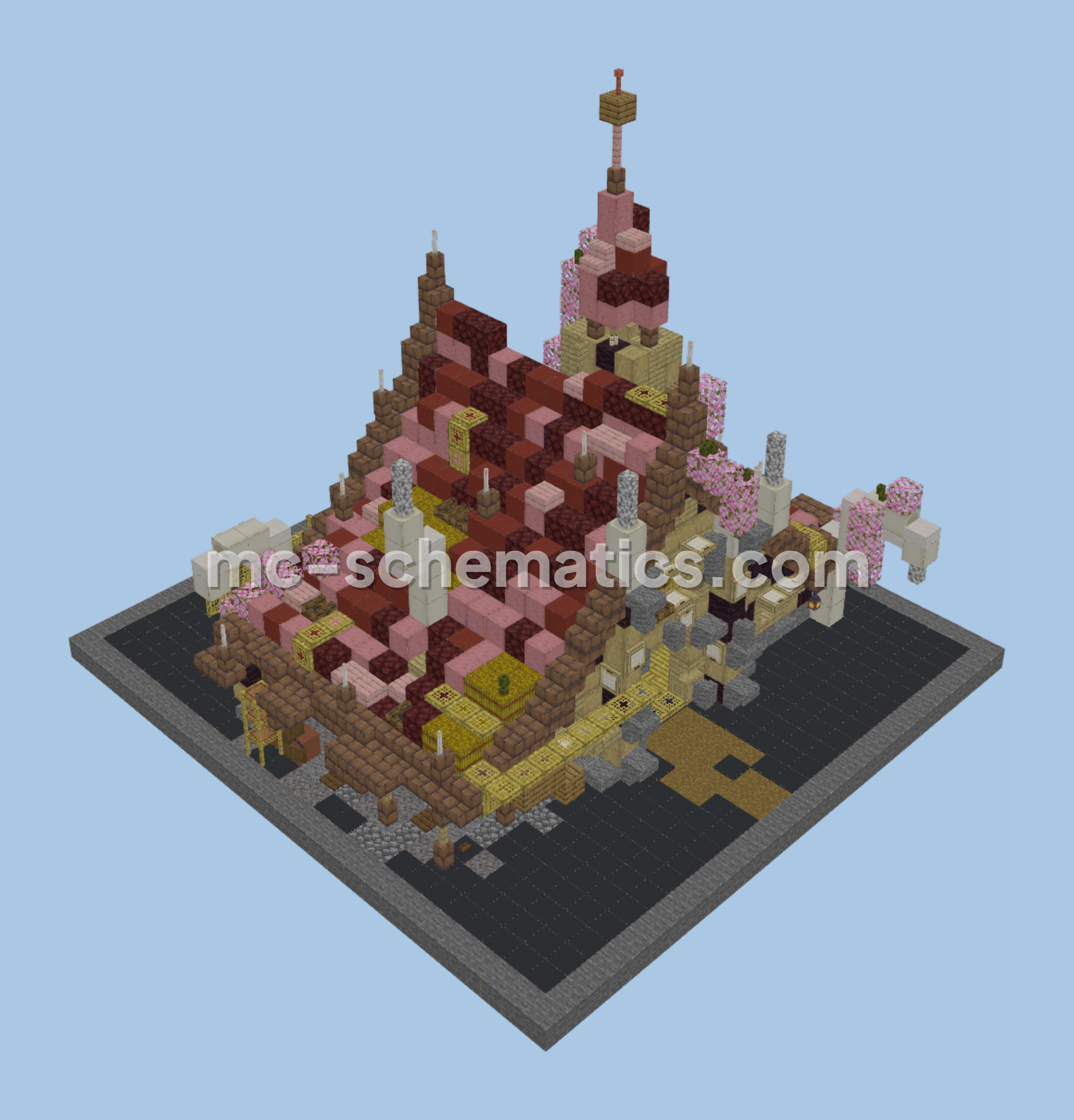 Orchish Tents: Rustic Desert Camp Minecraft schematic preview
